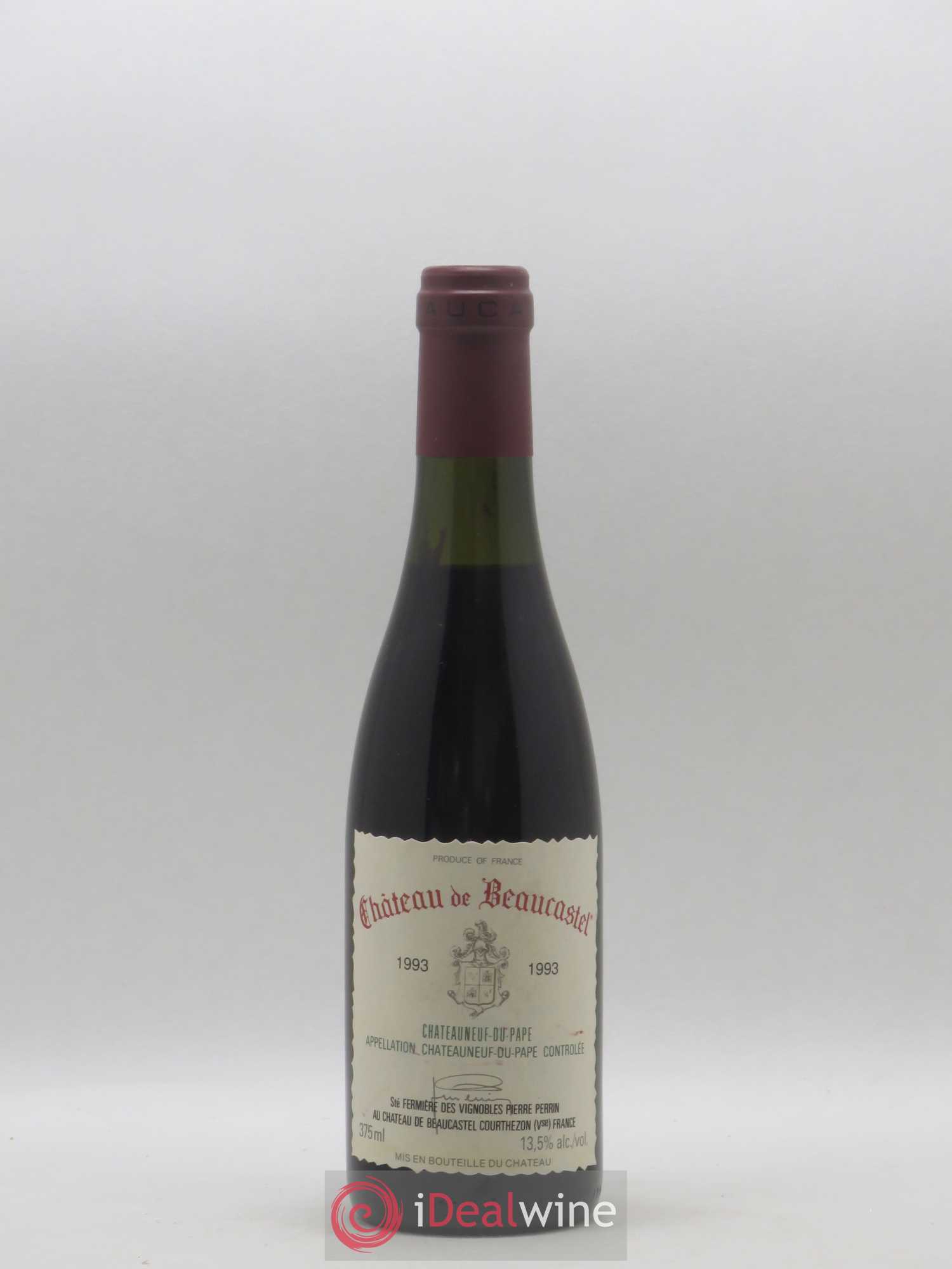 Châteauneuf-du-Pape Château de Beaucastel Famille Perrin 1993 - Lot de 1 demi bouteille - 0