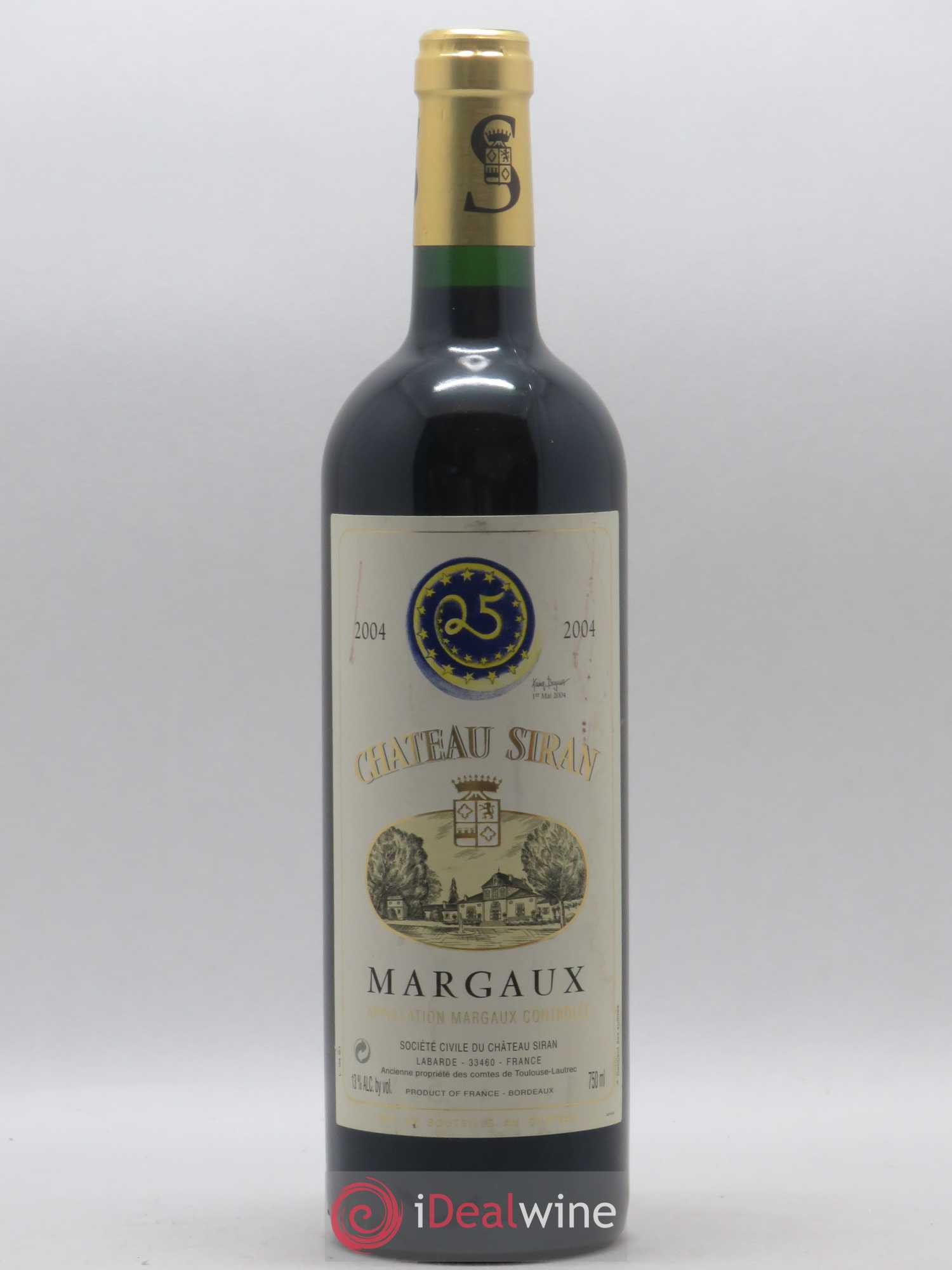 Château Siran 2004 - Lot de 1 bouteille - 0
