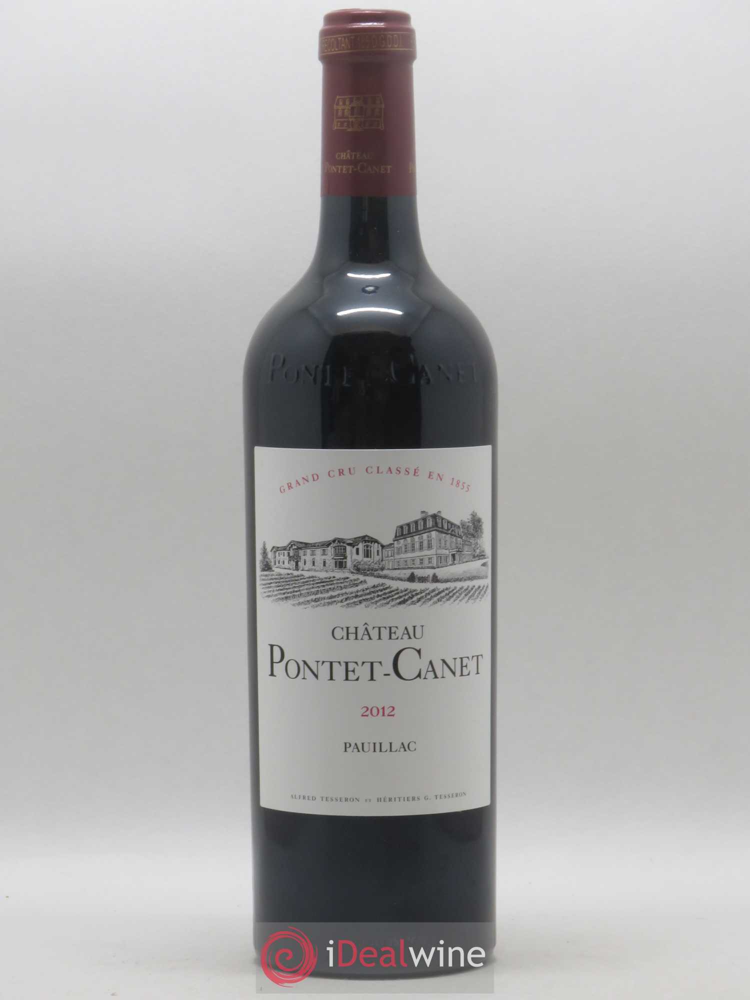 Château Pontet Canet 5ème Grand Cru Classé 2012 - Lot de 1 bouteille - 0