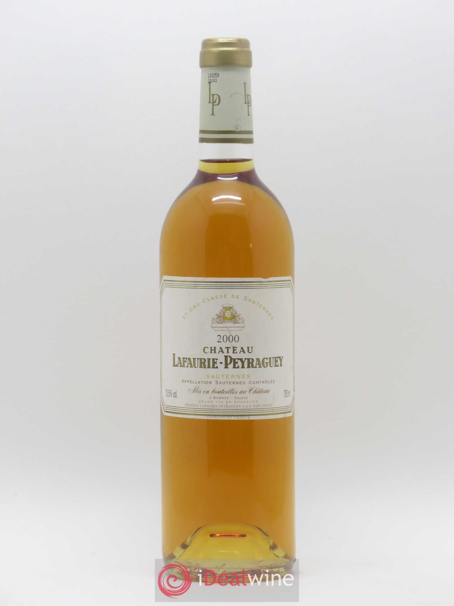 Château Lafaurie-Peyraguey 1er Grand Cru Classé 2000 - Lotto di 1 bottiglia - 0