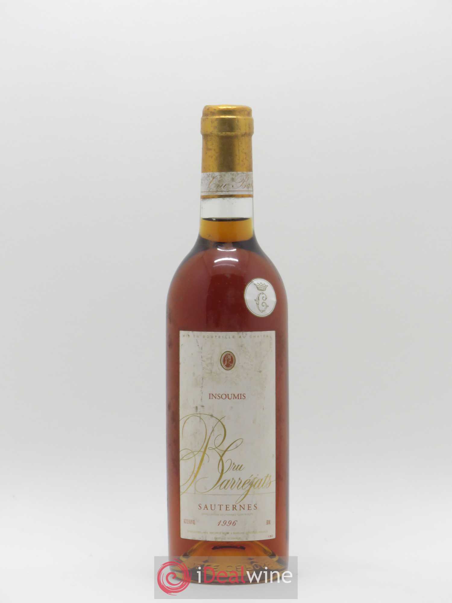 Sauternes Cru Barréjats Insoumis 50cl 1996 - Lotto di 1 bottiglia - 0