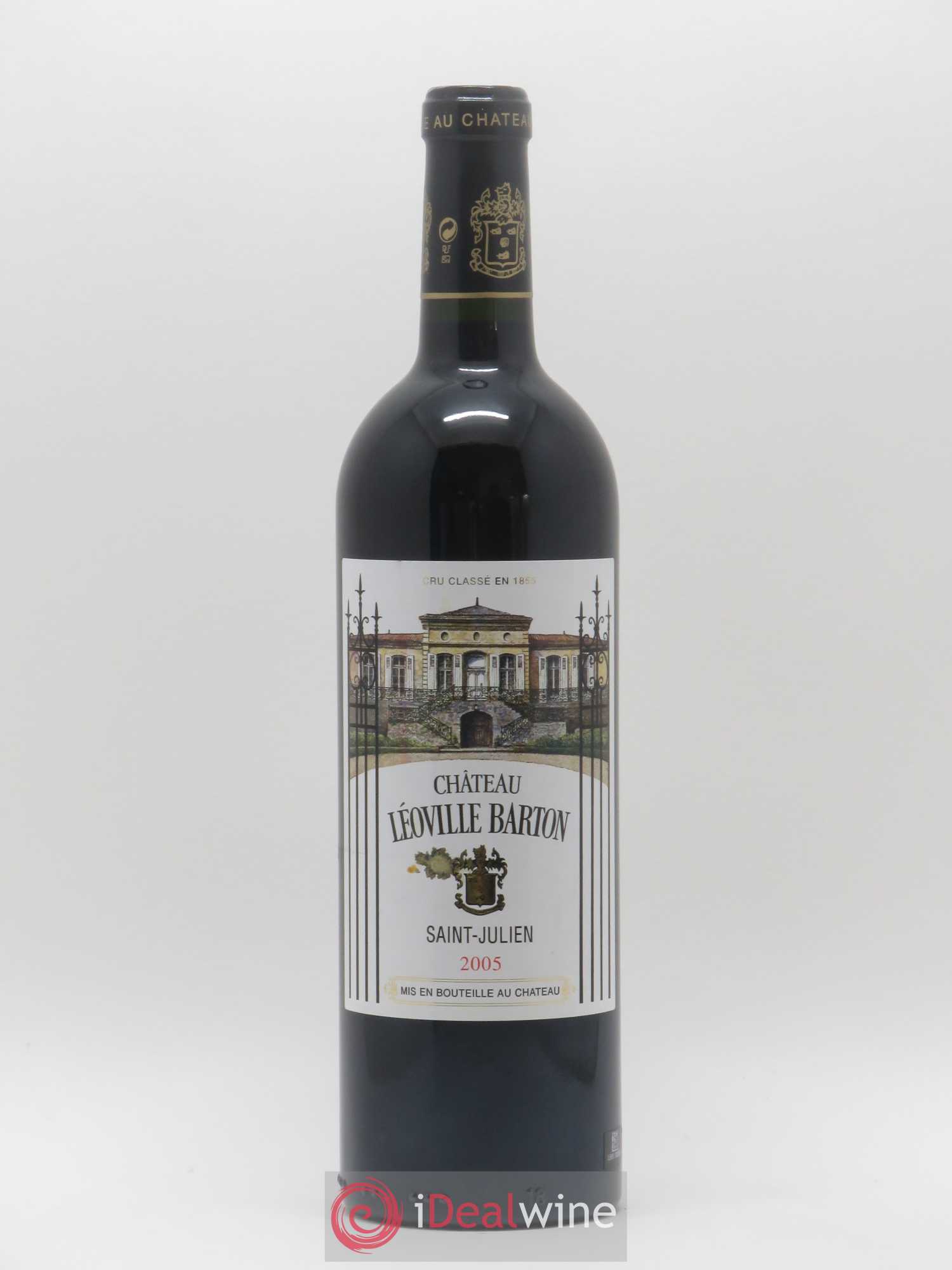Château Léoville Barton 2ème Grand Cru Classé 2005 - Lot de 1 bouteille - 0