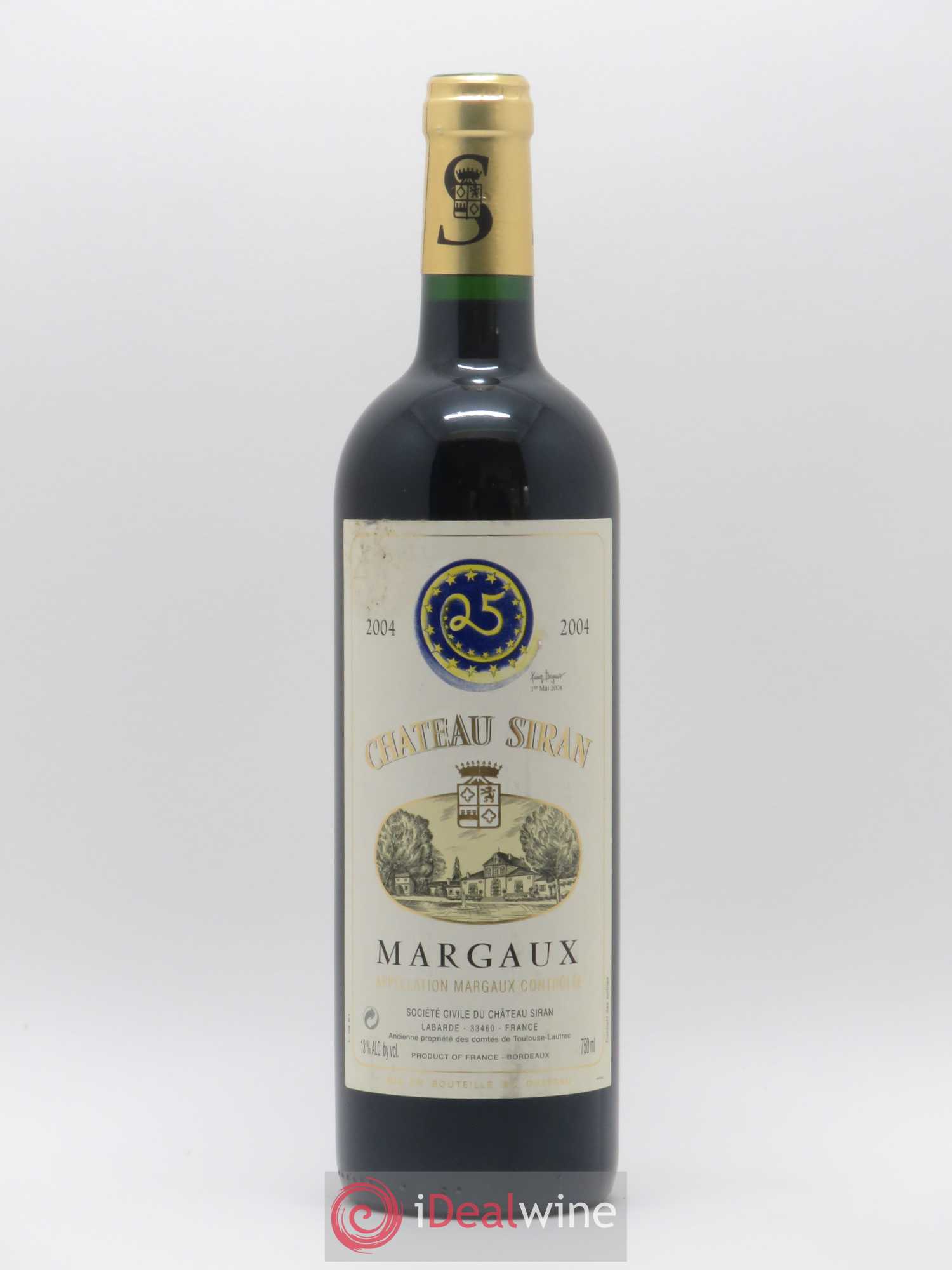 Château Siran 2004 - Lot de 1 bouteille - 0