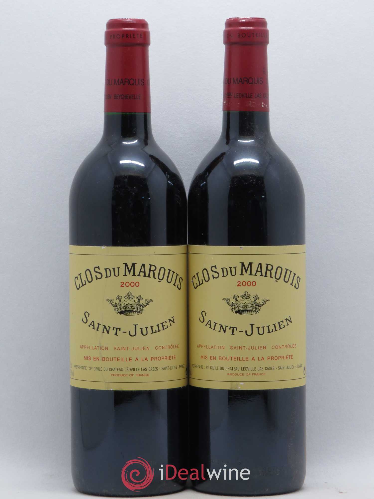Clos du Marquis 2000 - Lot de 2 bouteilles - 0