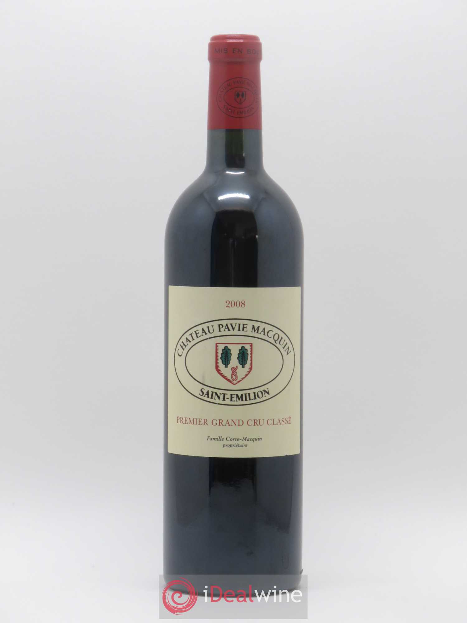 Château Pavie Macquin 1er Grand Cru Classé B 2008 - Lot de 1 bouteille - 0