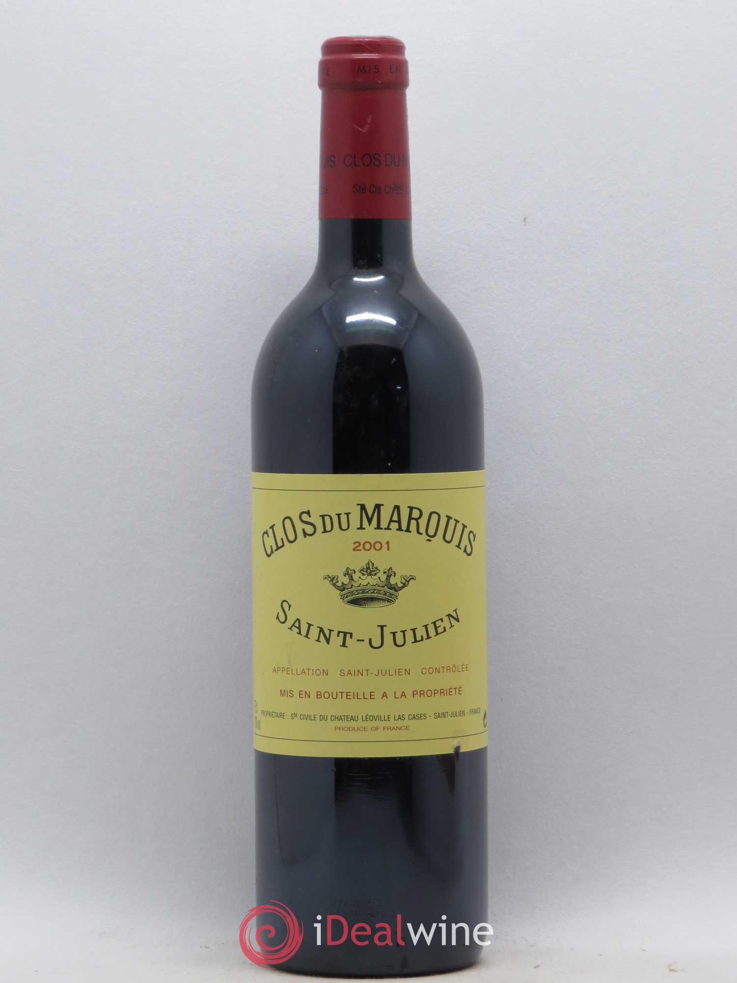 Clos du Marquis 2001 - Lot de 1 bouteille - 0