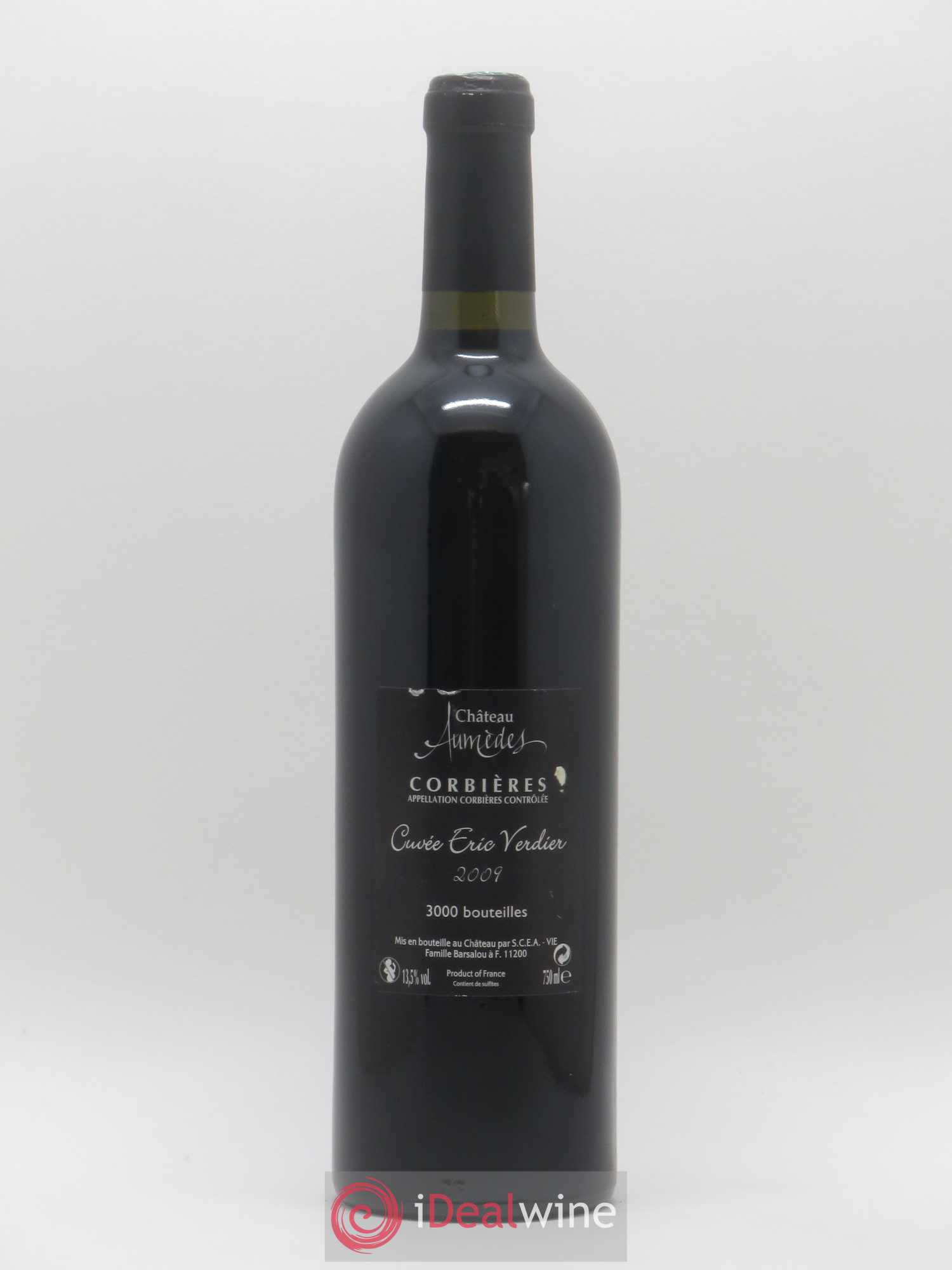 Corbières Château Aumedes Tuam Adoramus Cuvee Eric Verdier 2009 - Lot de 1 bouteille - 1