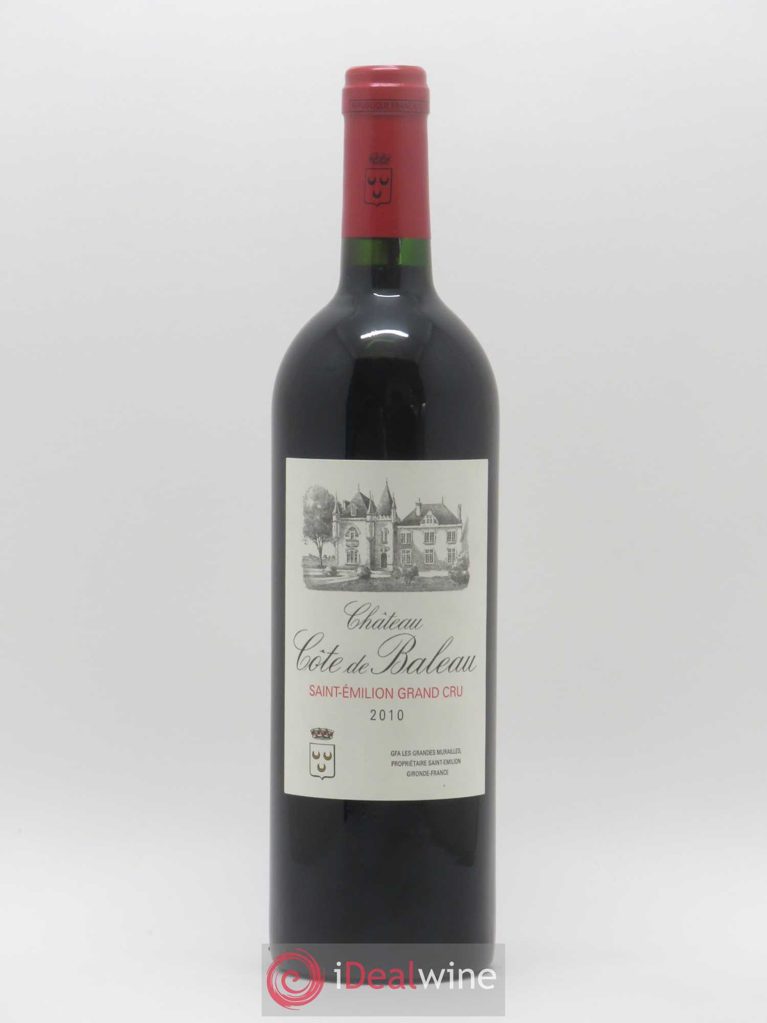 Château Côte de Baleau Grand Cru Classé 2010 - Lot de 1 bouteille - 0