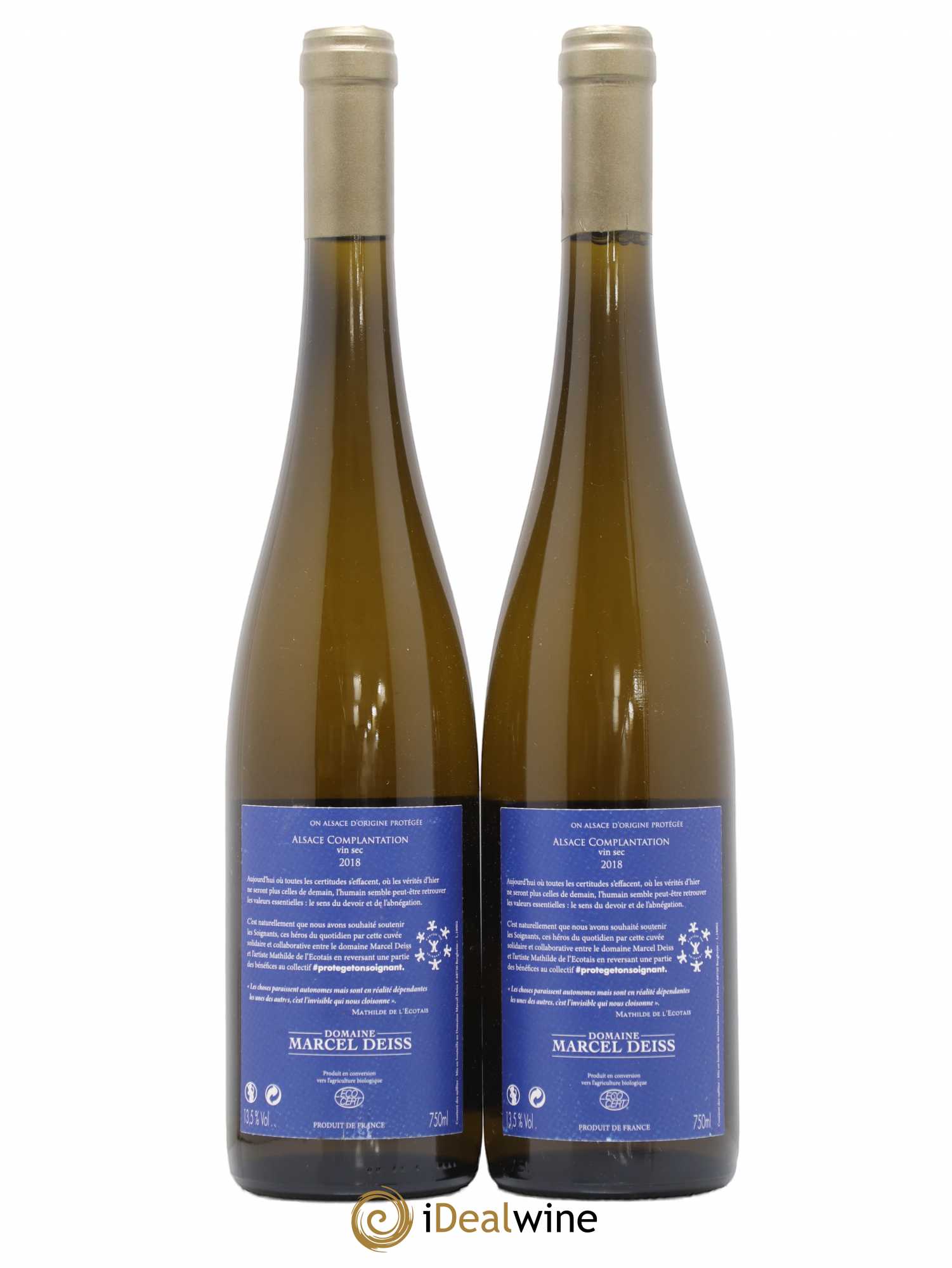 Alsace Complantation Marcel Deiss (Domaine) 2018 - Lot de 2 bouteilles - 1
