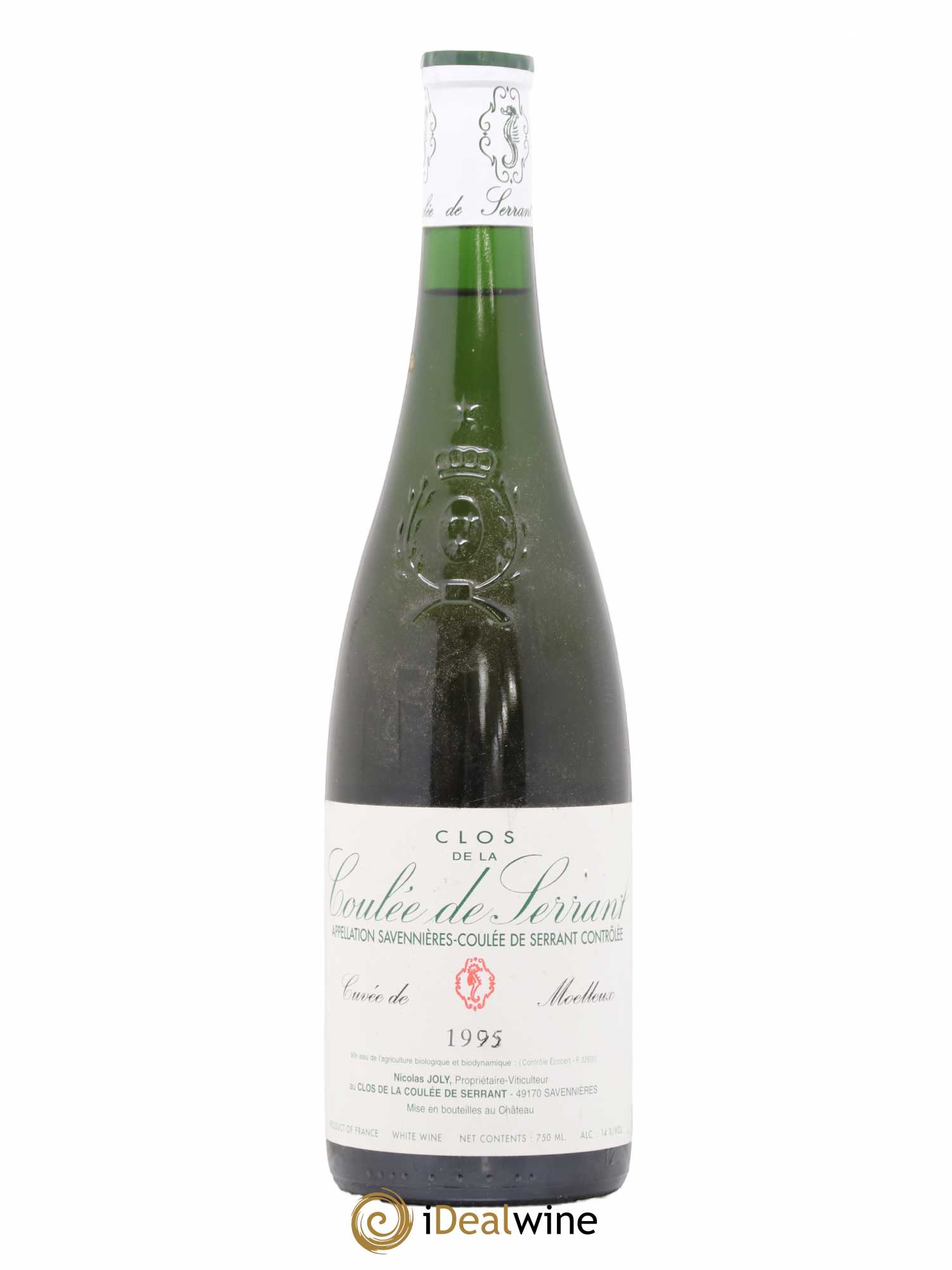 Savennières Clos de la Coulée de Serrant Moelleux Vignobles de la Coulée de Serrant - Nicolas Joly 1995 - Lotto di 1 bottiglia - 0
