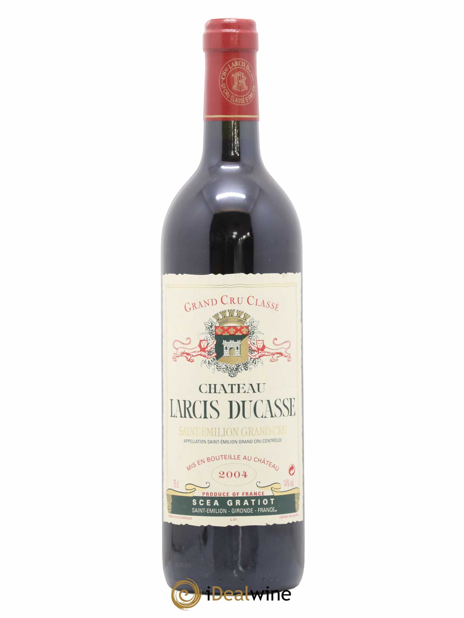Château Larcis Ducasse 1er Grand Cru Classé B 2004 - Lot de 1 bouteille - 0