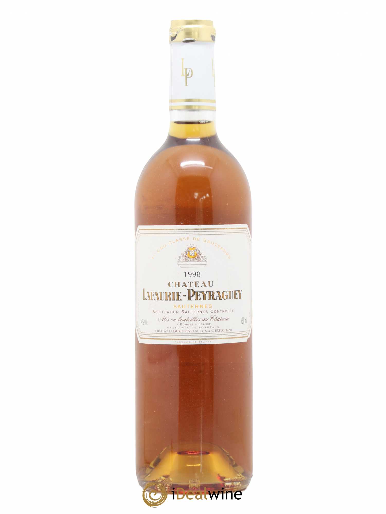 Château Lafaurie-Peyraguey 1er Grand Cru Classé 1998 - Lotto di 1 bottiglia - 0