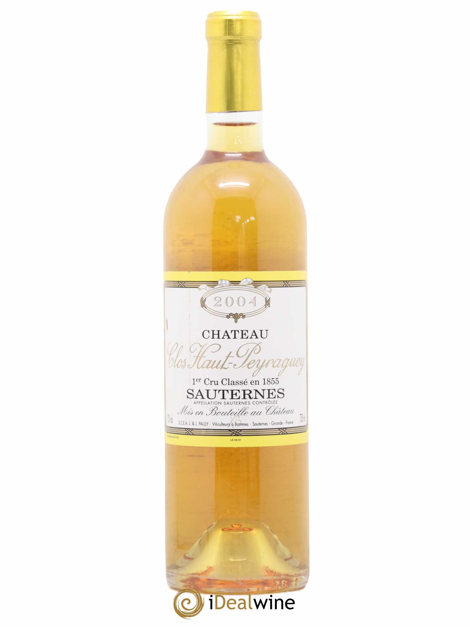 Clos Haut-Peyraguey 1er Grand Cru Classé 2004 - Lotto di 1 bottiglia - 0