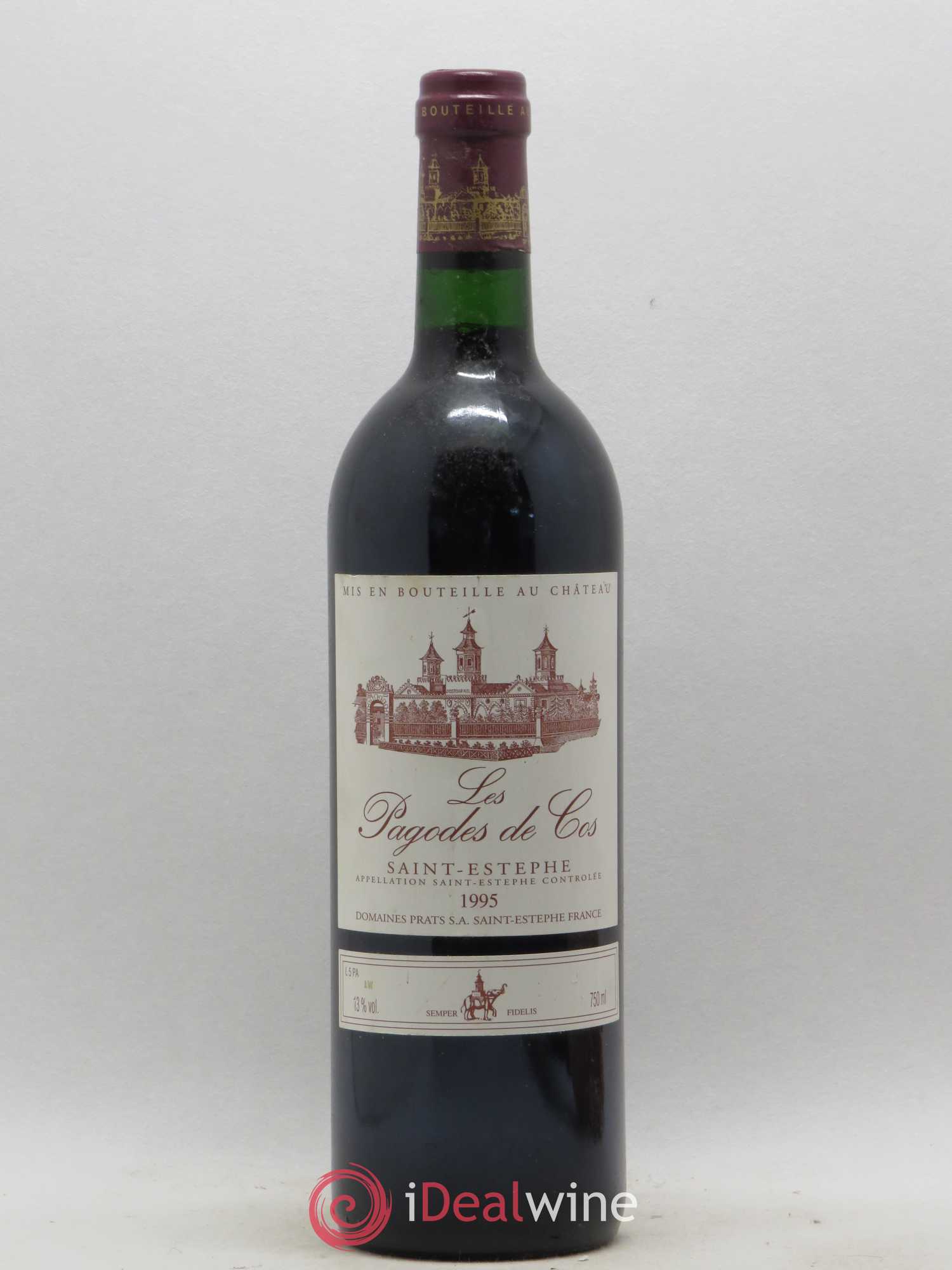 Les Pagodes de Cos Second Vin 1995 - Lot de 1 bouteille - 0