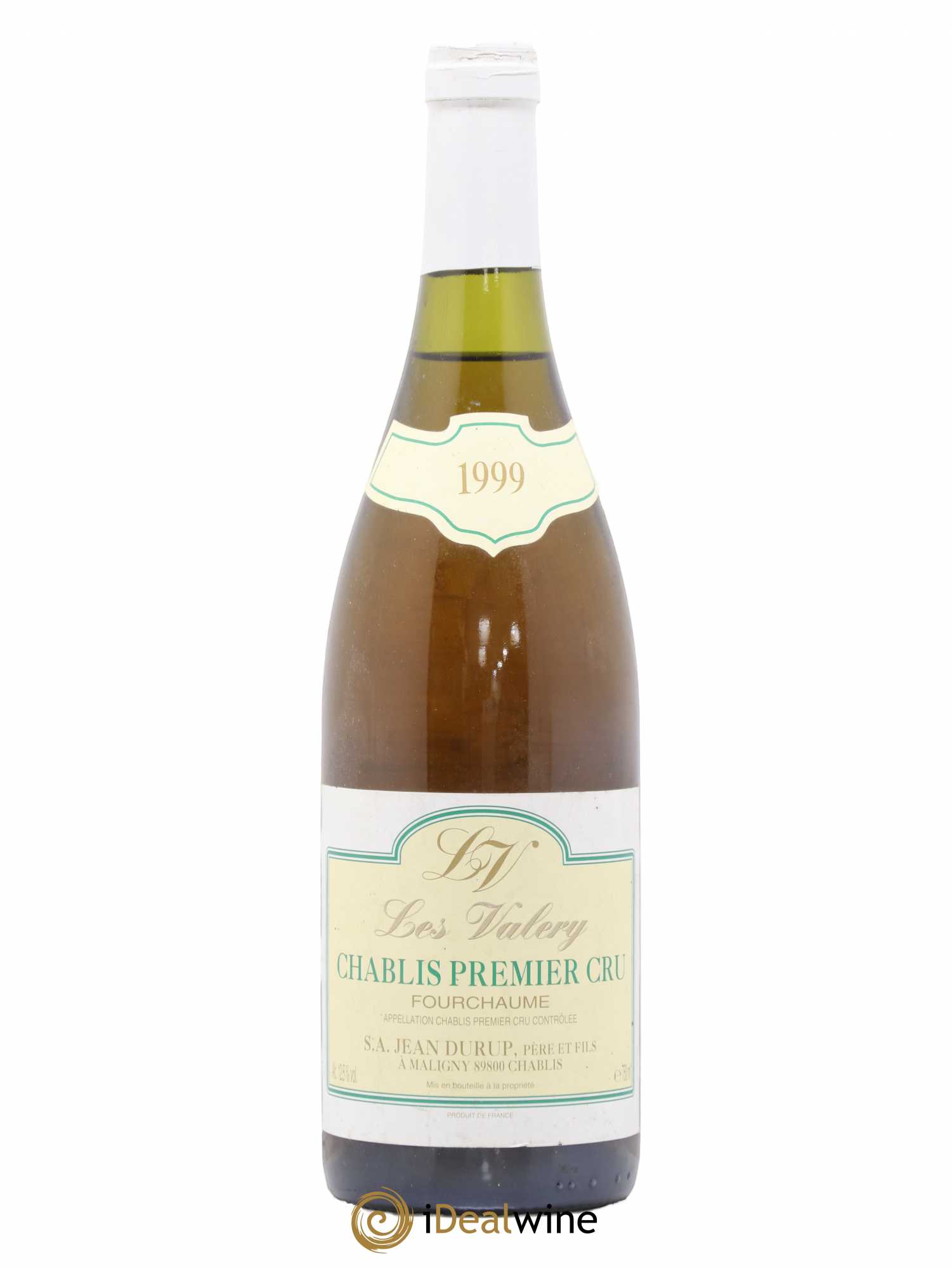Chablis 1er Cru Fourchaume Les Valery S.A. Jean Durup 1999 - Posten von 1 Flasche - 0