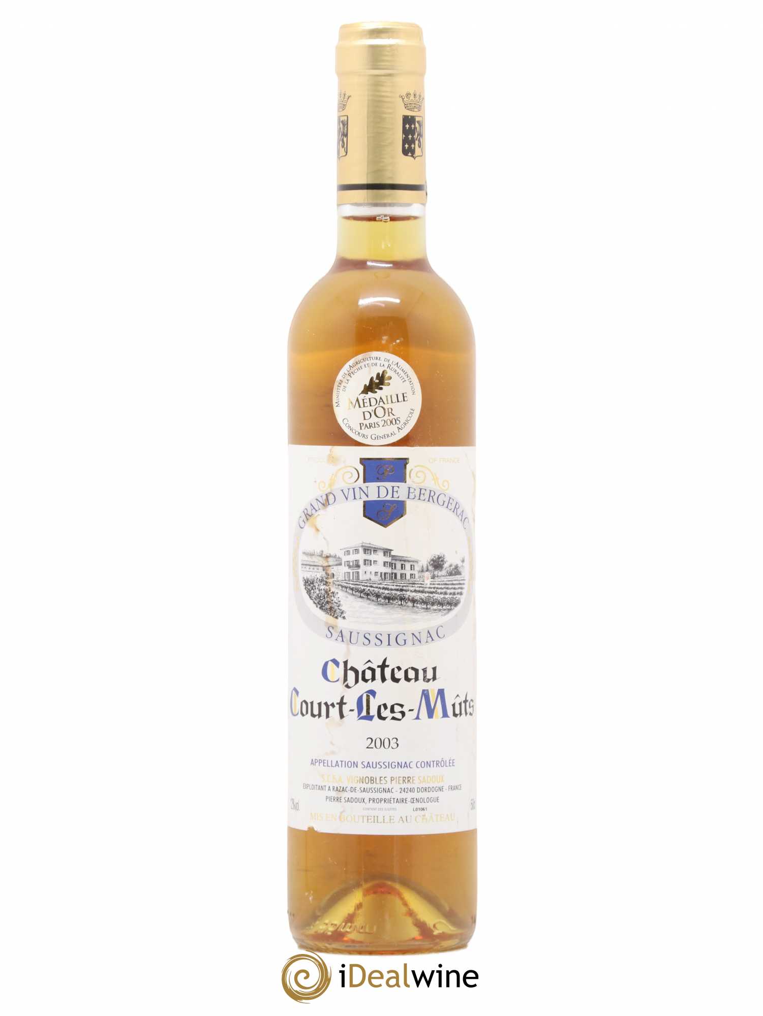 Saussignac Château Court-Les-Muts 50cl 2003 - Posten von 1 Flasche - 0