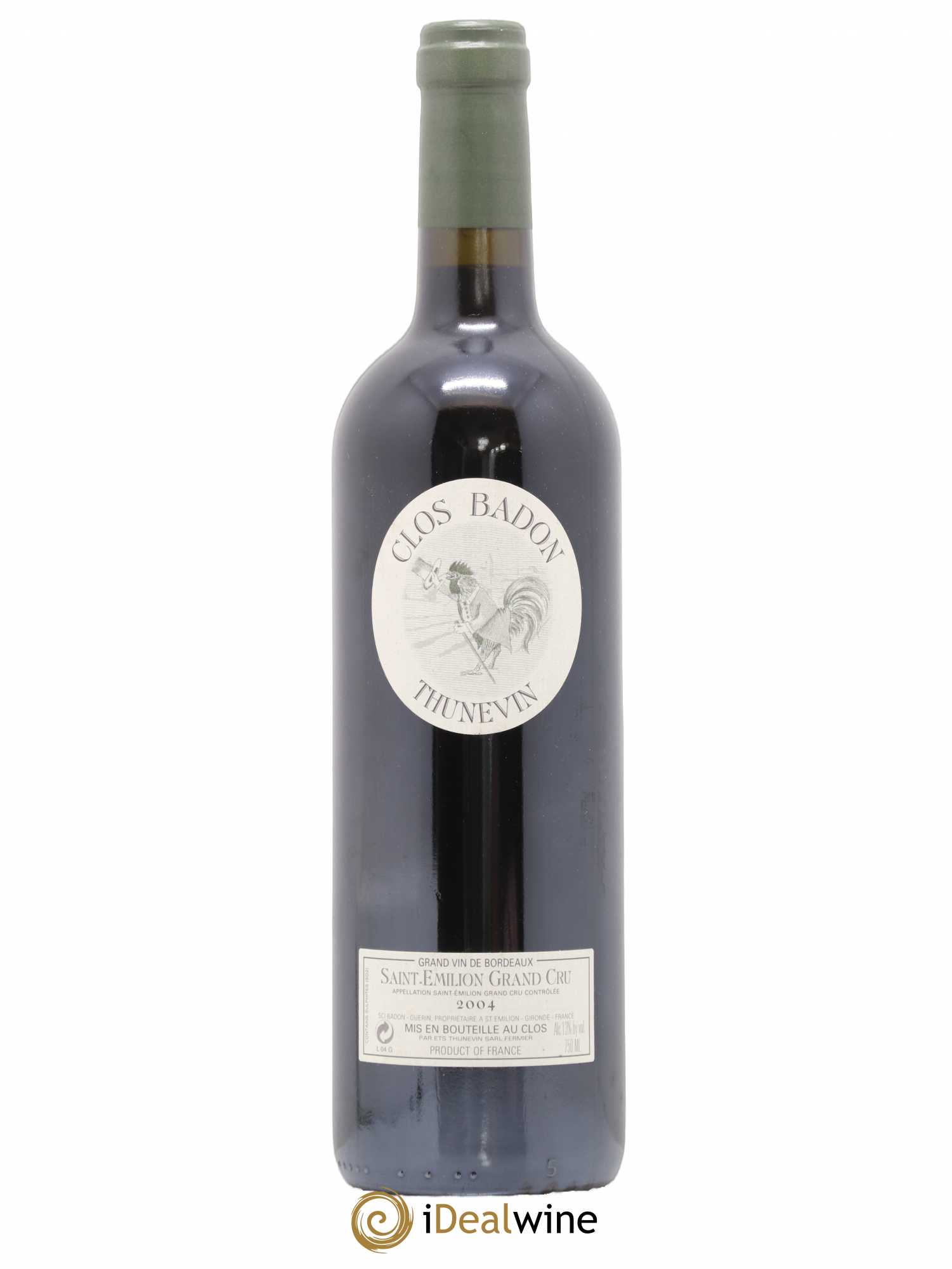 Clos Badon Thunevin 2004 - Lot de 1 bouteille - 0