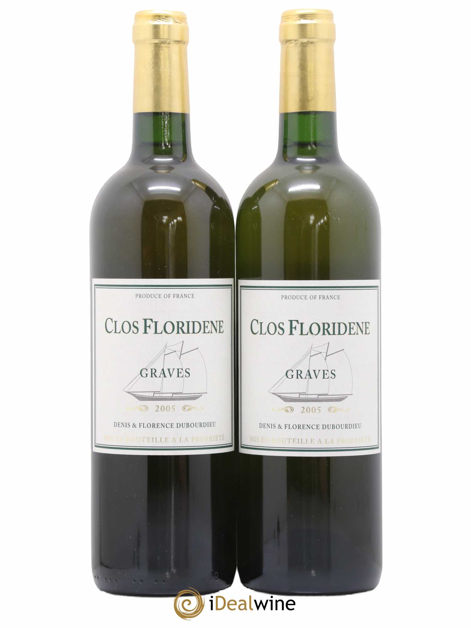 Clos Floridène 2005 - Posten von 2 Flaschen - 0
