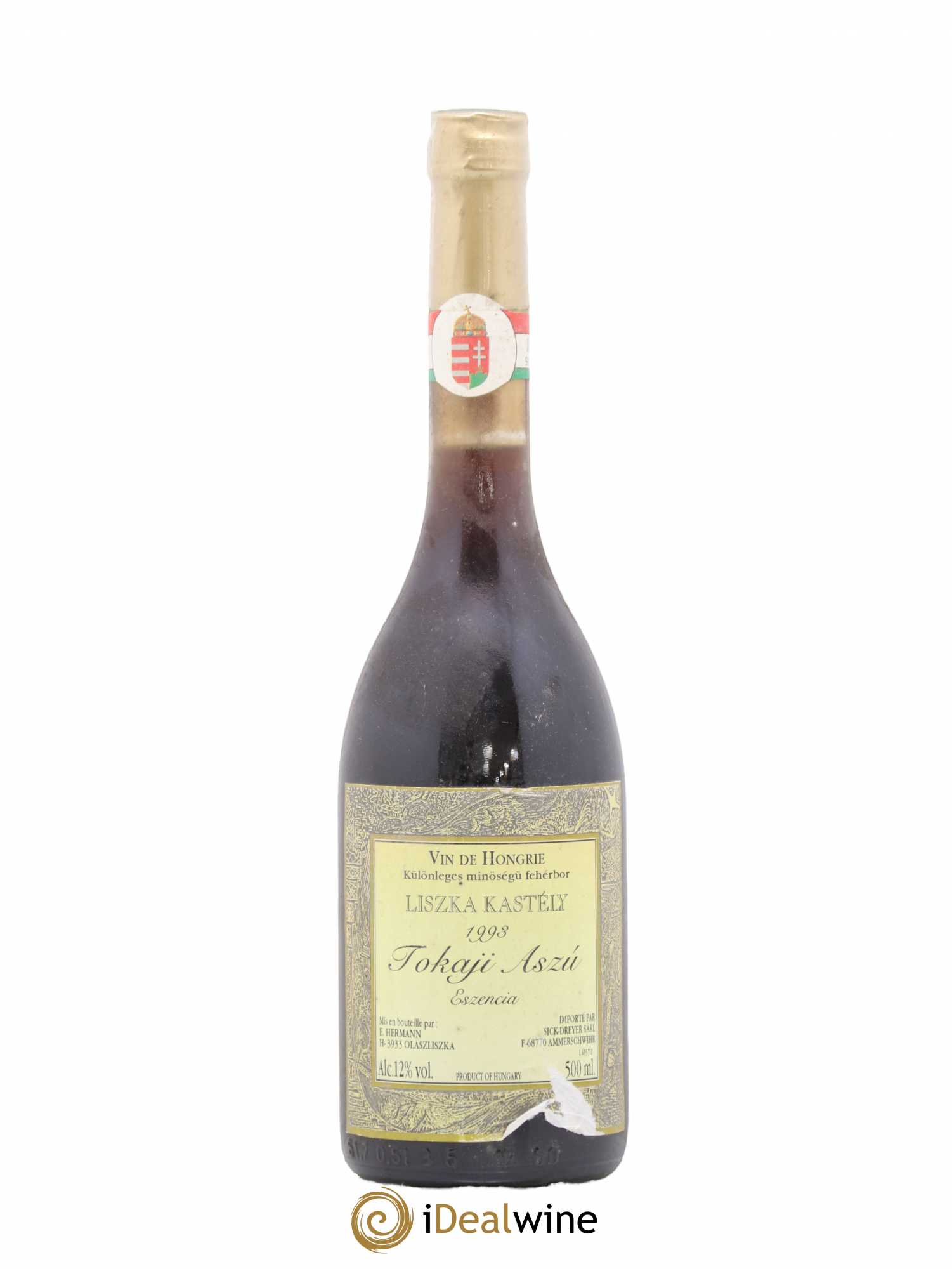 Tokaji Aszù Eszencia Château De Liska E. Hermann 50cl 1993 - Lotto di 1 bottiglia - 0