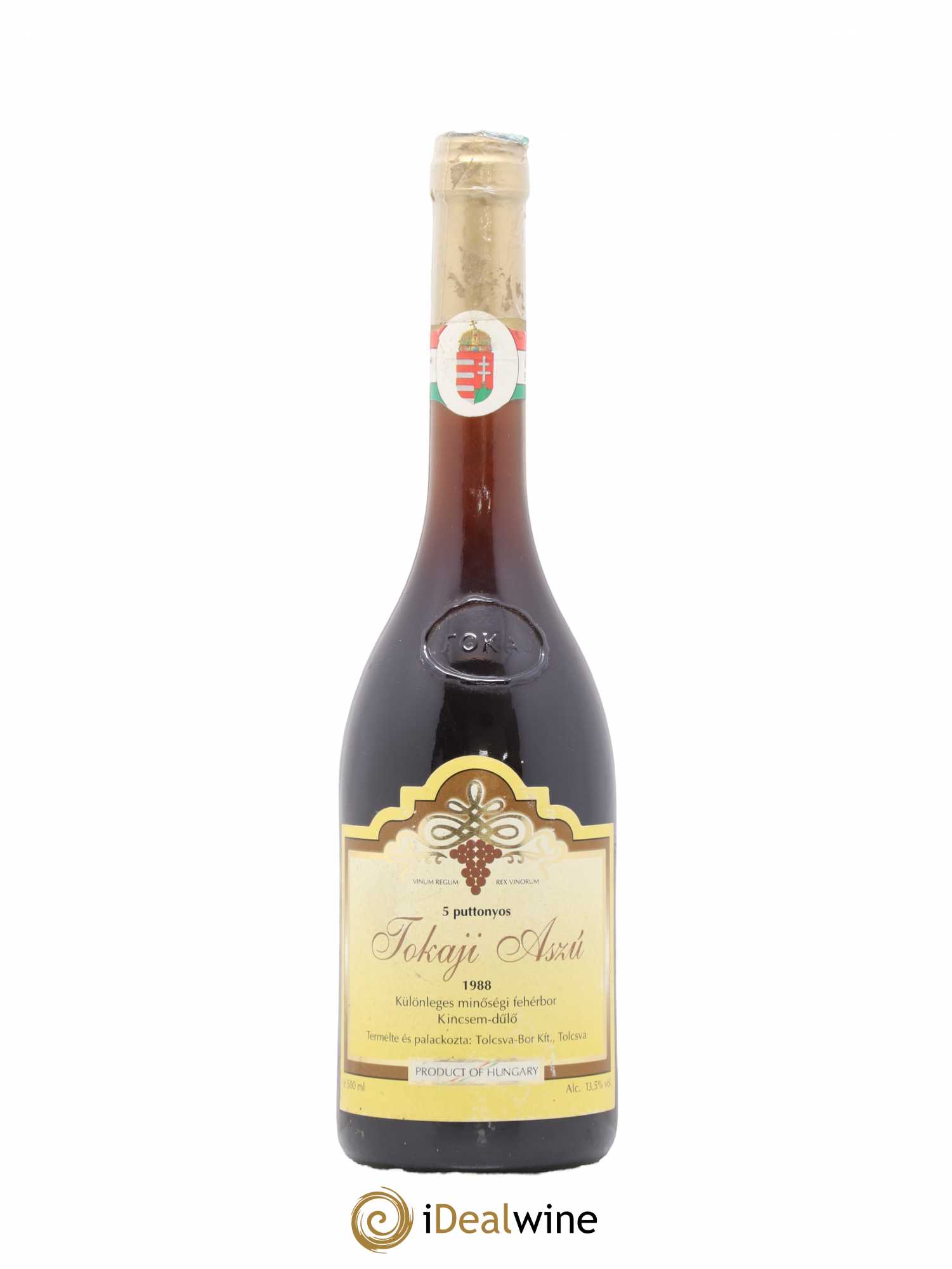 Tokaji Aszù 5 Puttonyos Cave De Tolcsva Bor 50cl 1988 - Lotto di 1 bottiglia - 0