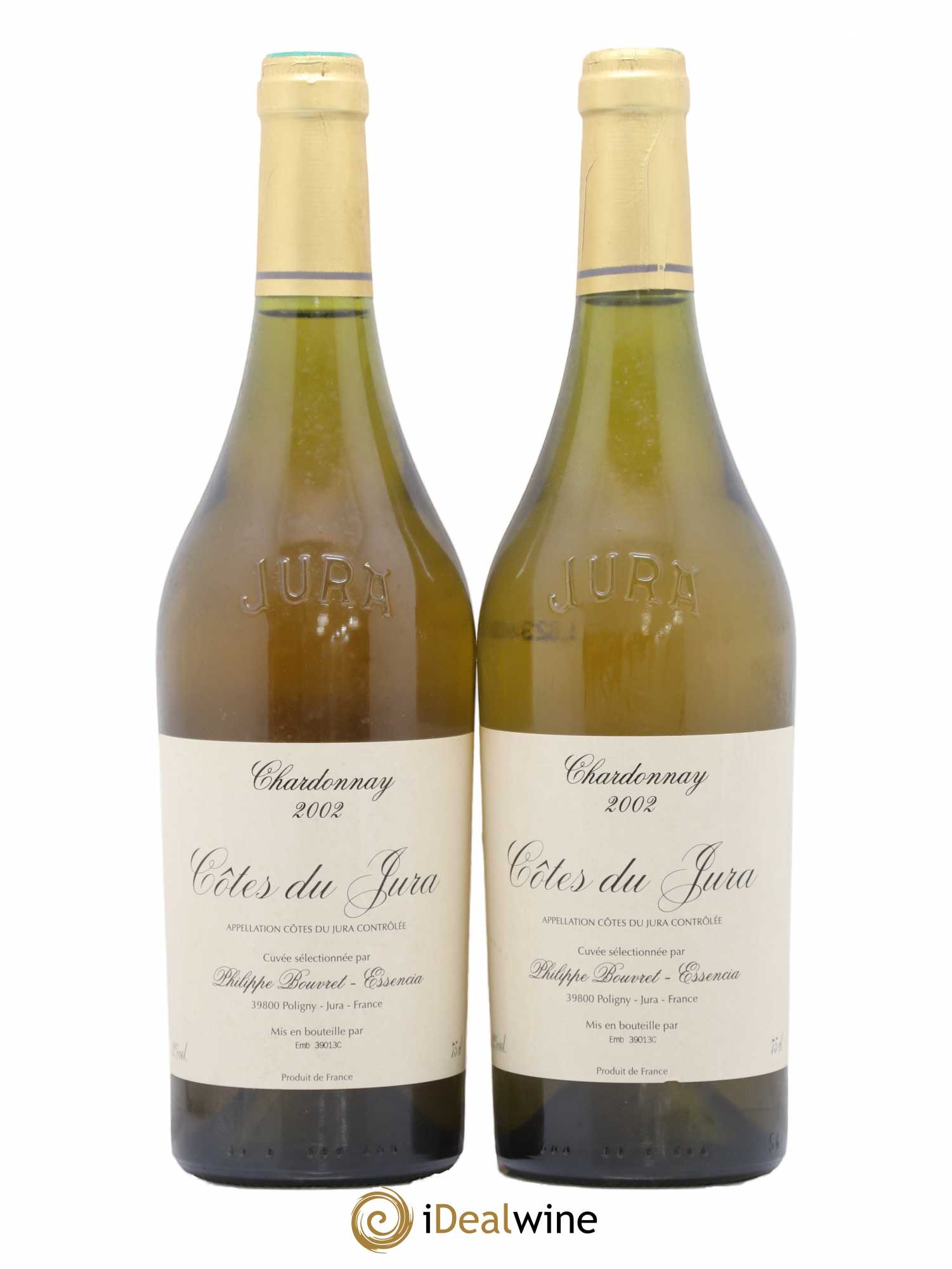 Côtes du Jura Chardonnay Phillipe Bouvret Essencia 2002 - Posten von 2 Flaschen - 0
