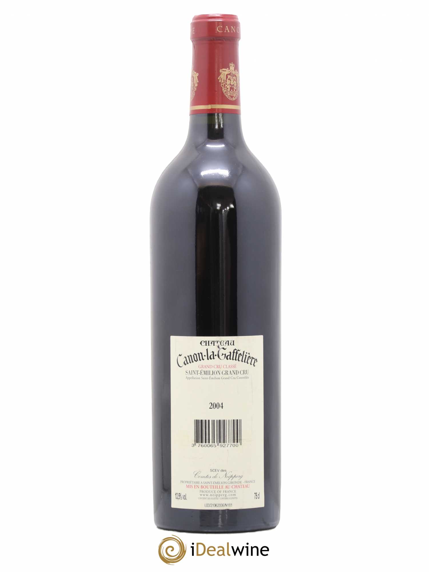 Château Canon la Gaffelière 1er Grand Cru Classé B 2004 - Lot de 1 bouteille - 1