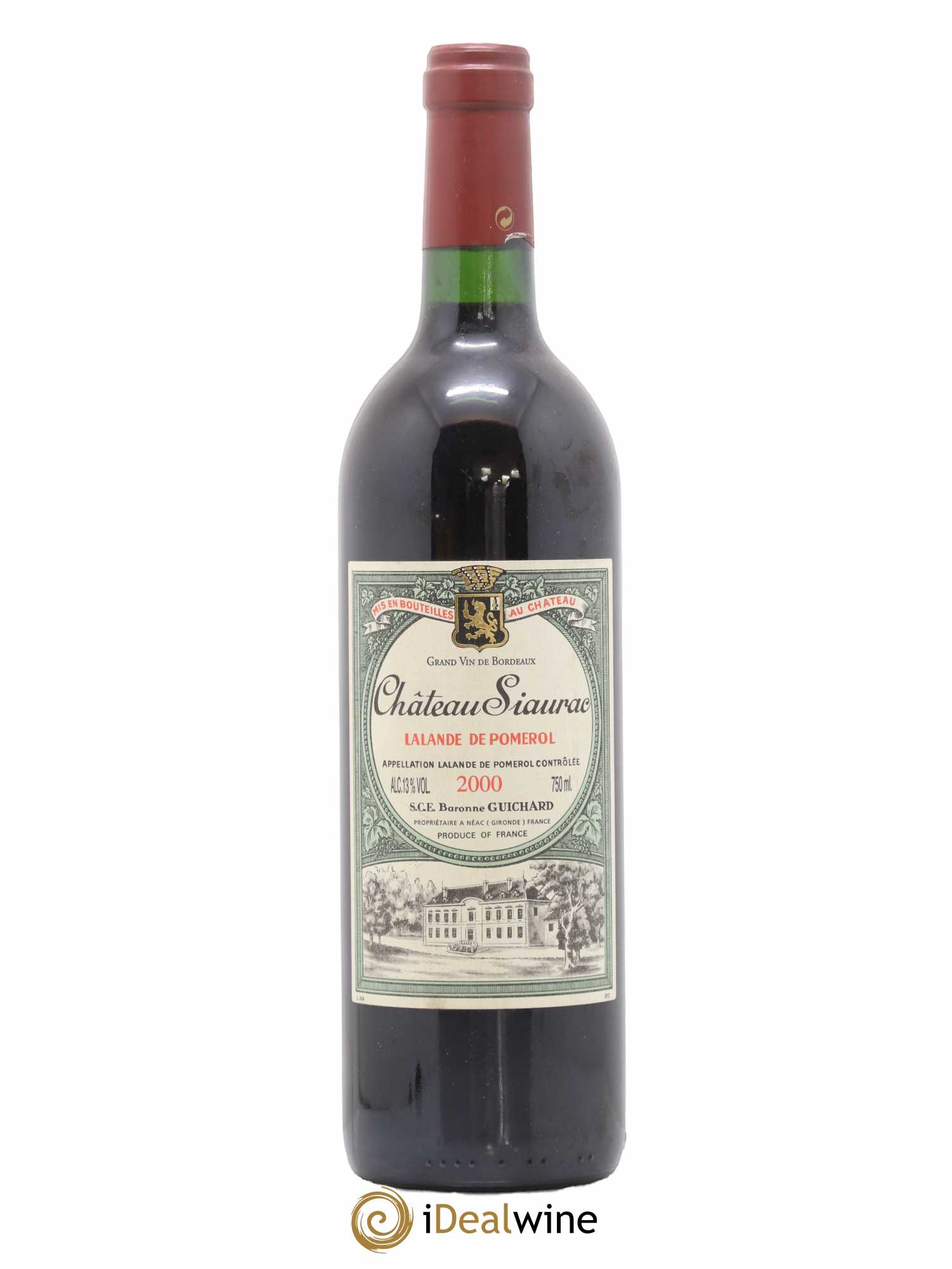 Château Siaurac 2000 - Lot de 1 bouteille - 0