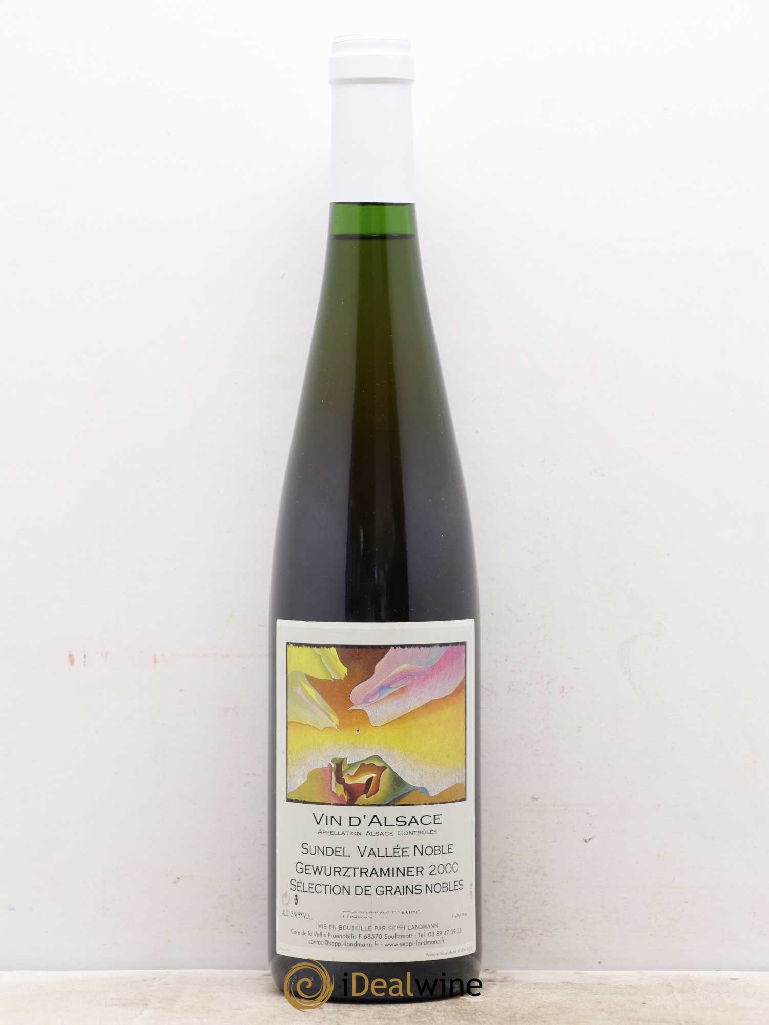Gewurztraminer Sélection de Grains Nobles Sundel Vallée Noble Domaine Seppi Landmann 2000 - Lotto di 1 bottiglia - 0