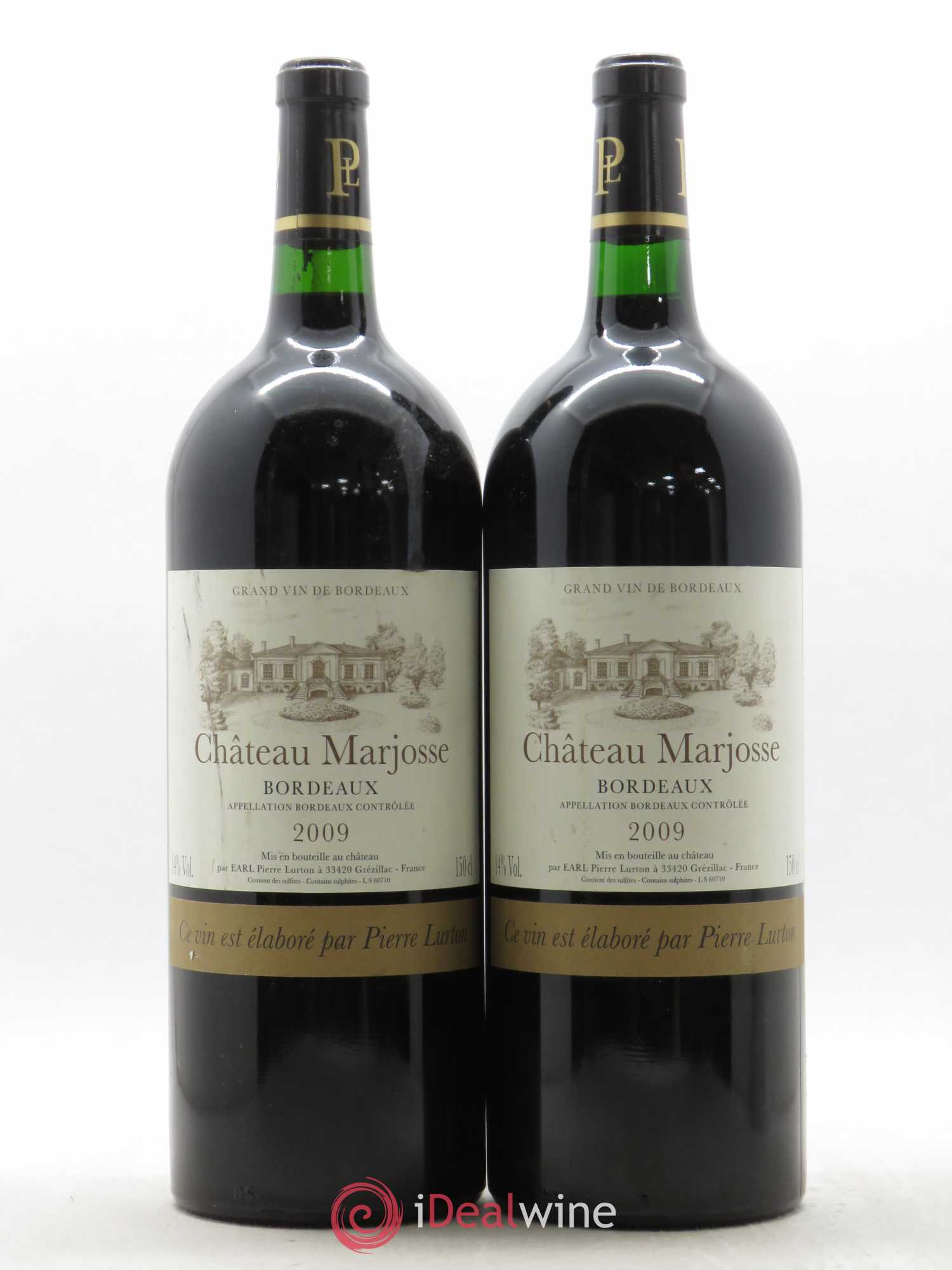 Château Marjosse 2009 - Lot de 2 magnums - 0