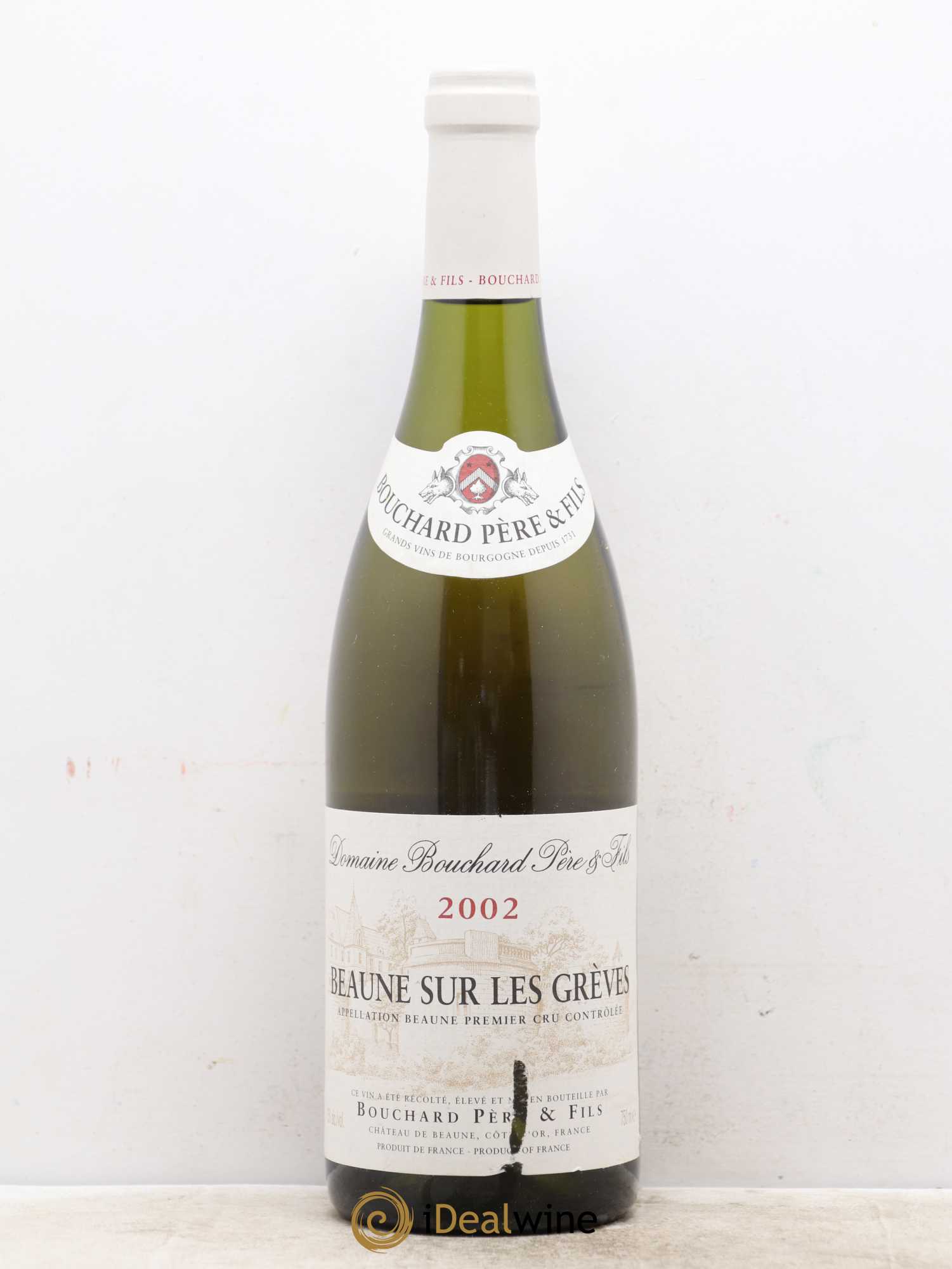 Beaune 1er Cru Sur les Grèves Bouchard Père et Fils 2002 - Posten von 1 Flasche - 0