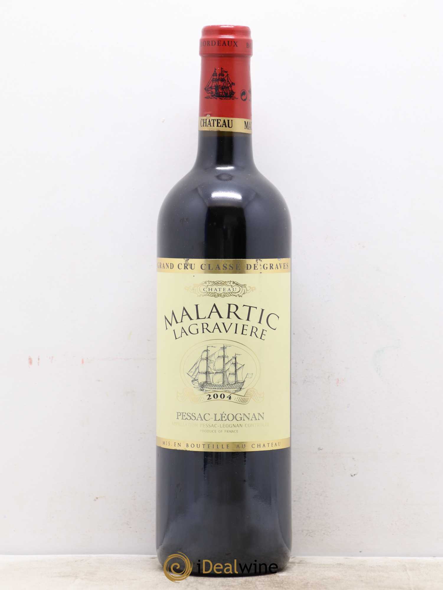 Château Malartic-Lagravière Cru Classé de Graves 2004 - Lot de 1 bouteille - 0