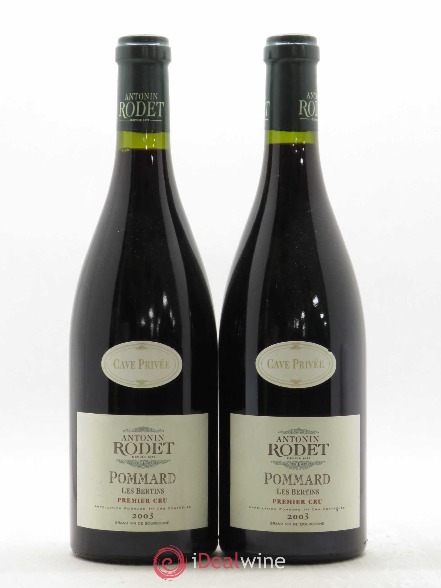 Pommard 1er Cru Les Bertins Antonin Rodet 2003 - Posten von 2 Flaschen - 0