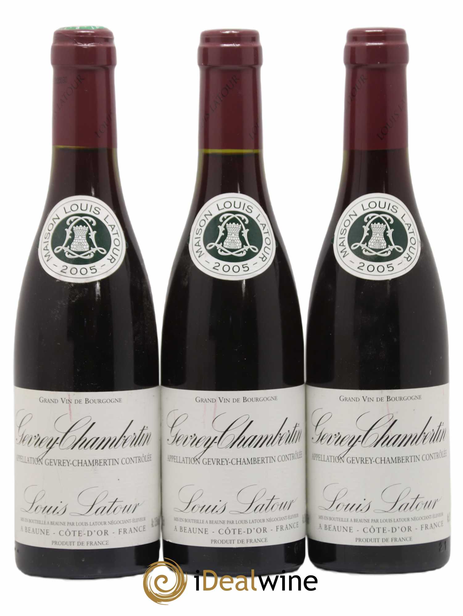 Gevrey-Chambertin Maison Louis Latour 2005 - Lot de 3 demi bouteilles - 0