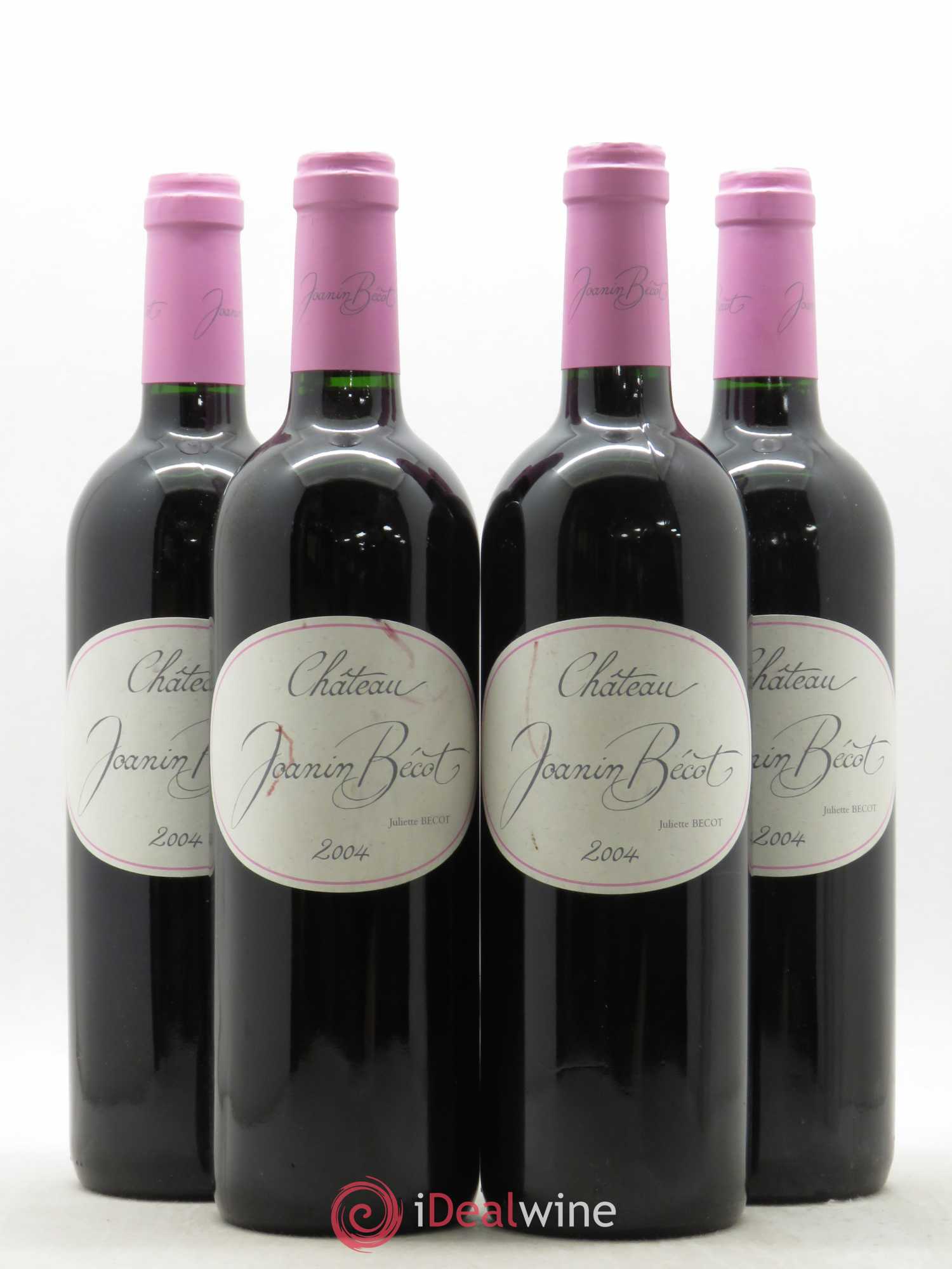 Château Joanin Bécot 2004 - Lot de 4 bouteilles - 0