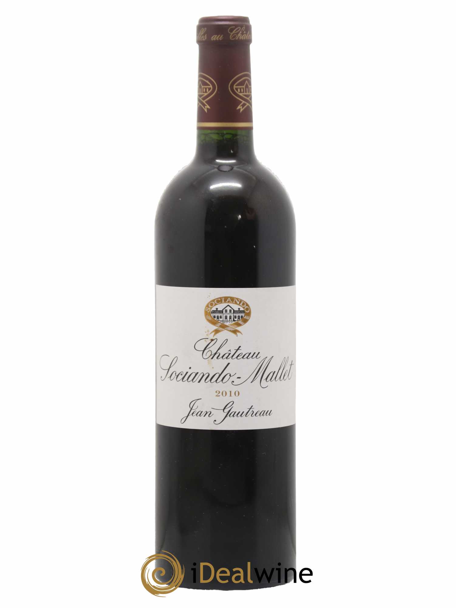 Château Sociando Mallet 2010 - Lot de 1 bouteille - 0