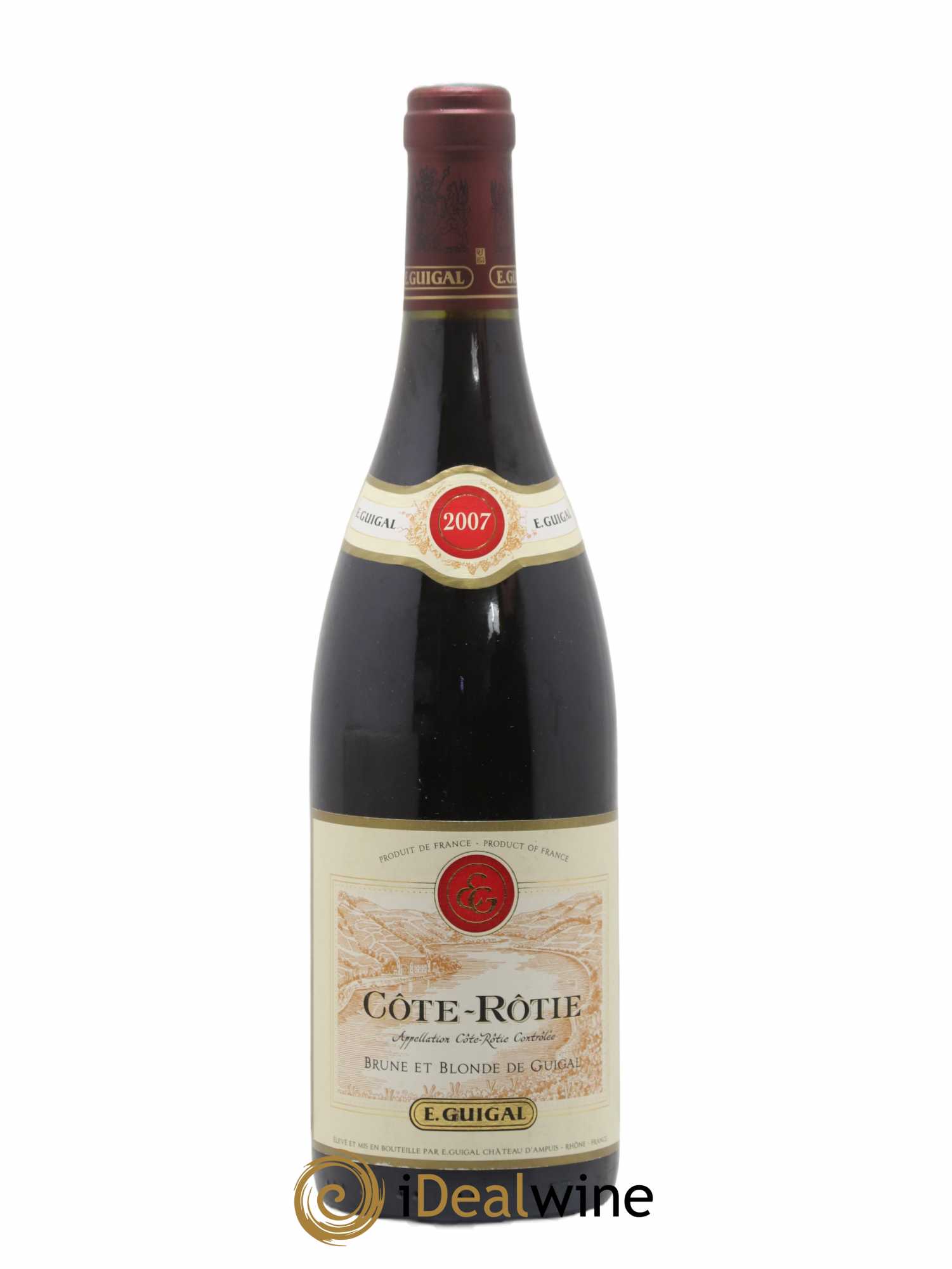 Côte-Rôtie Côtes Brune et Blonde Guigal 2007 - Lot de 1 bouteille - 0