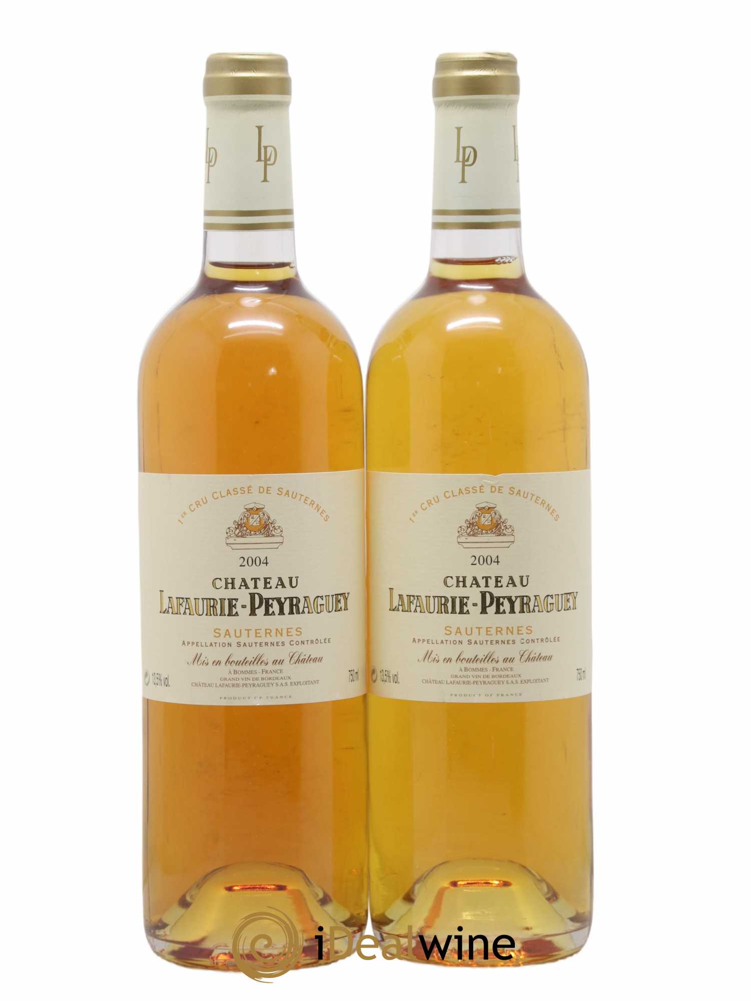 Château Lafaurie-Peyraguey 1er Grand Cru Classé 2004 - Lotto di 2 bottiglie - 0