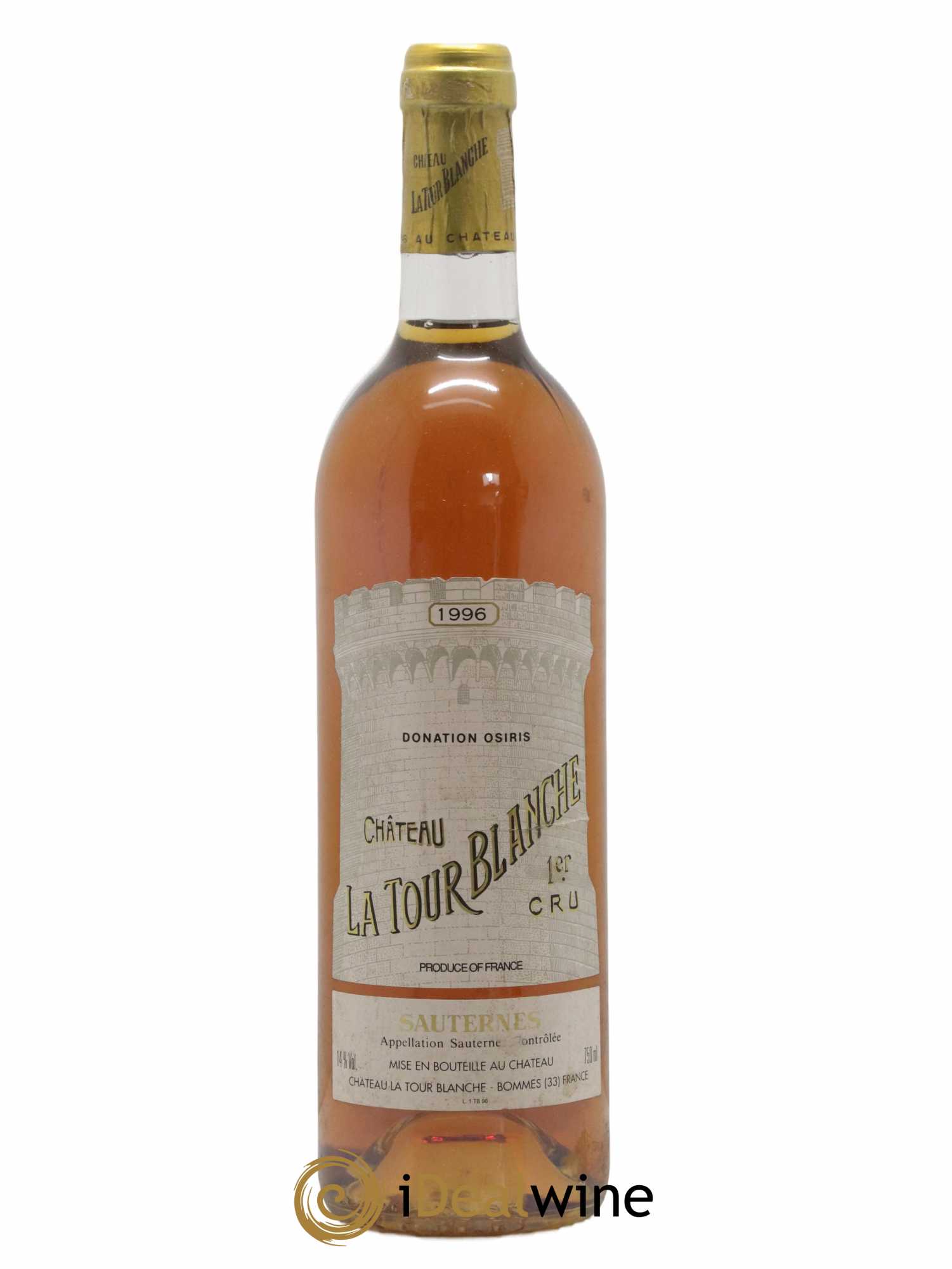 Château la Tour Blanche 1er Grand Cru Classé 1996 - Lotto di 1 bottiglia - 0