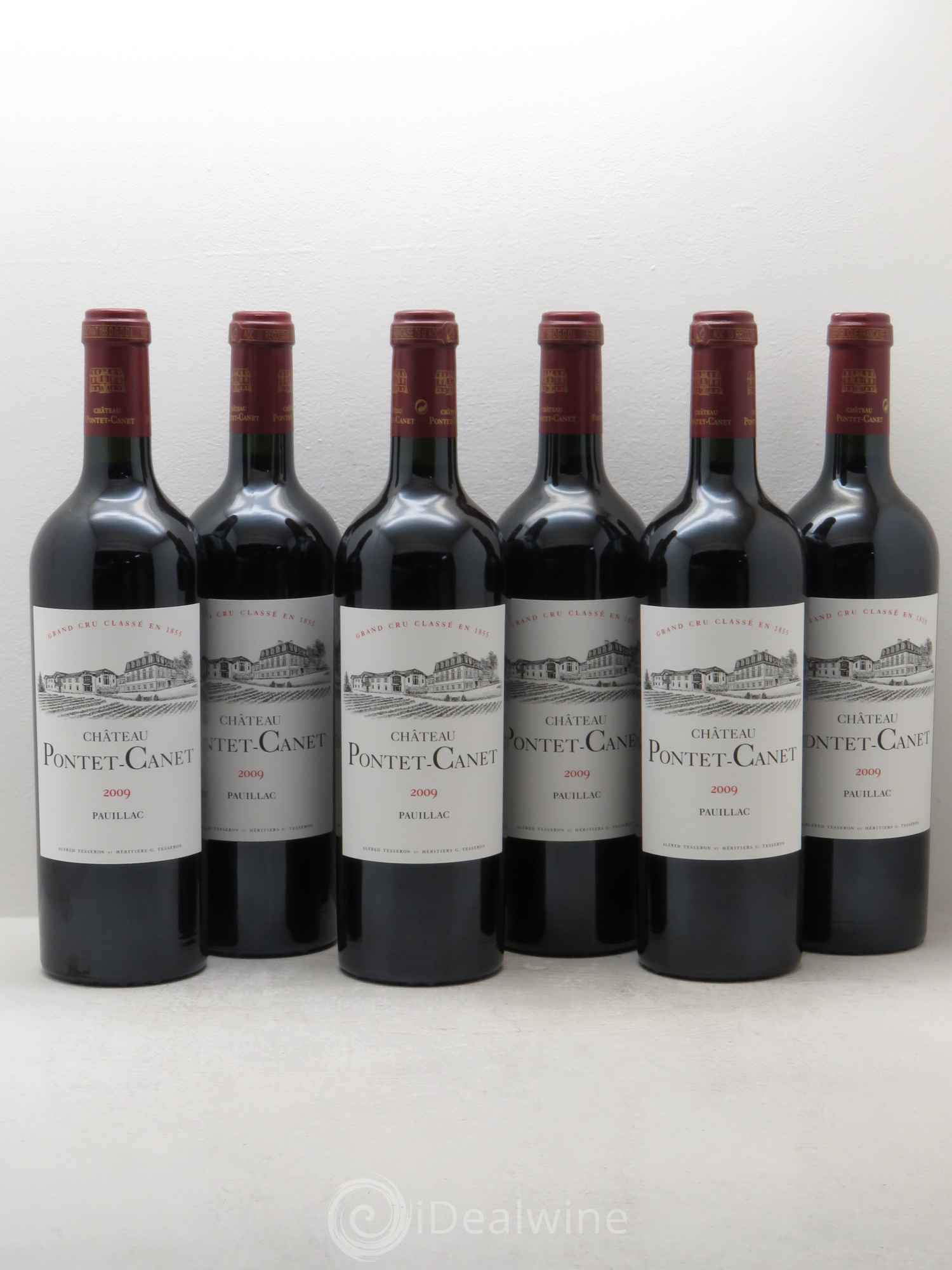 Château Pontet Canet 5ème Grand Cru Classé 2009 - Lot de 6 bouteilles - 0