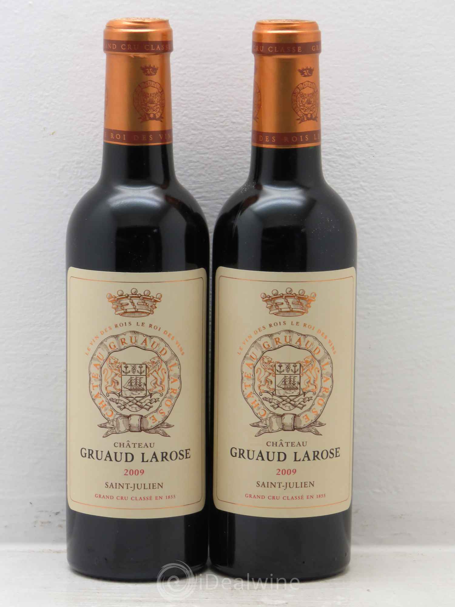 Château Gruaud Larose 2ème Grand Cru Classé 2009 - Lot de 2 demi bouteilles - 0