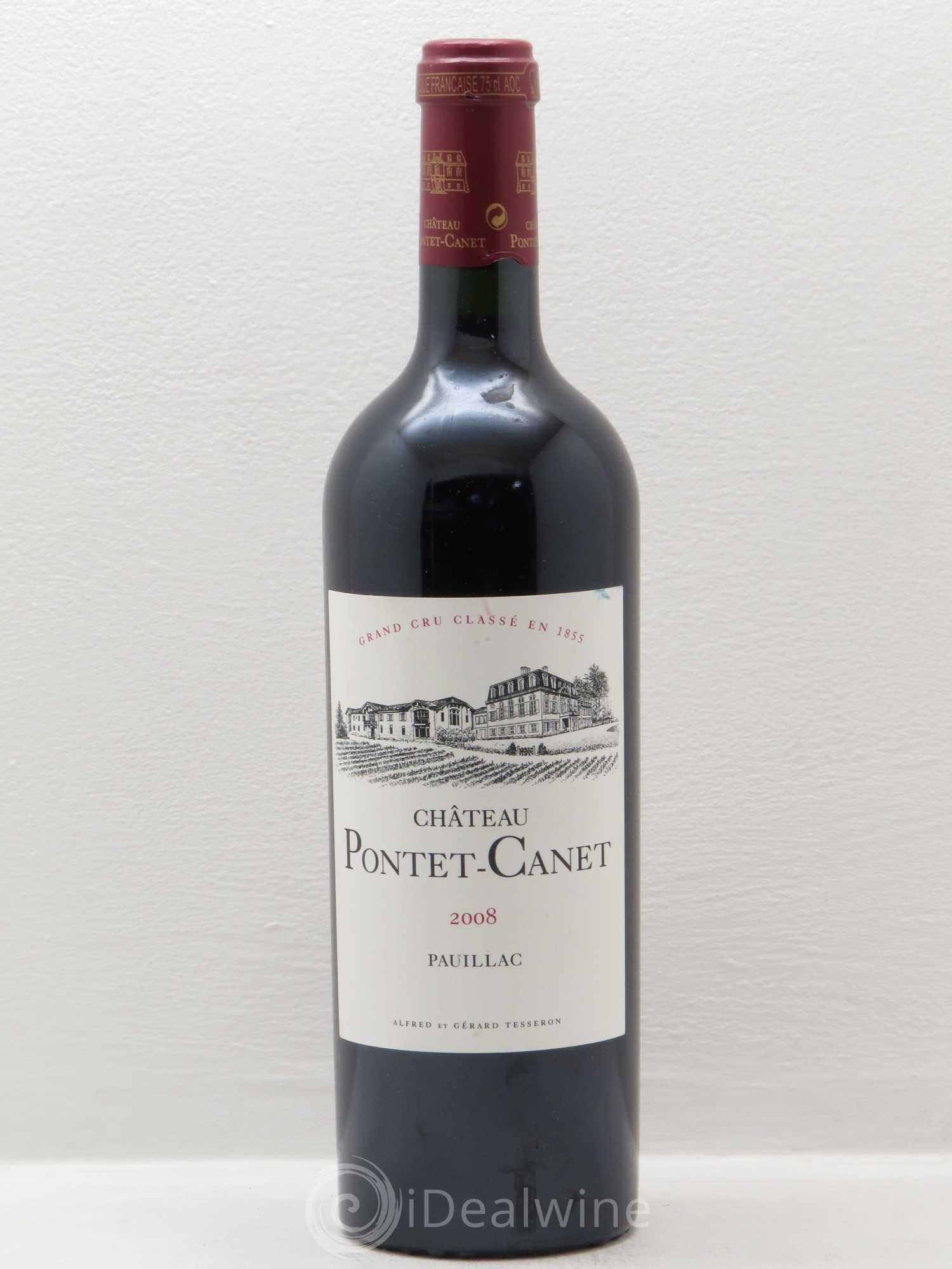 Château Pontet Canet 5ème Grand Cru Classé (sans prix de réserve) 2008 - Lot de 1 bouteille - 0