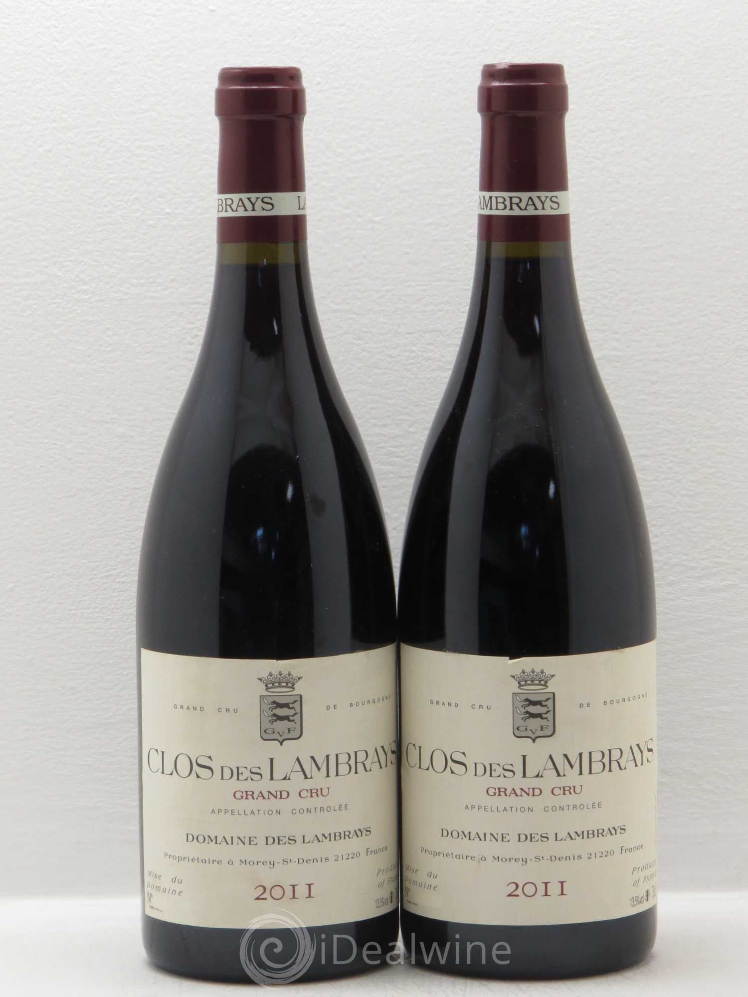 Clos des Lambrays Grand Cru Domaine des Lambrays 2011 - Lot de 2 bouteilles - 0