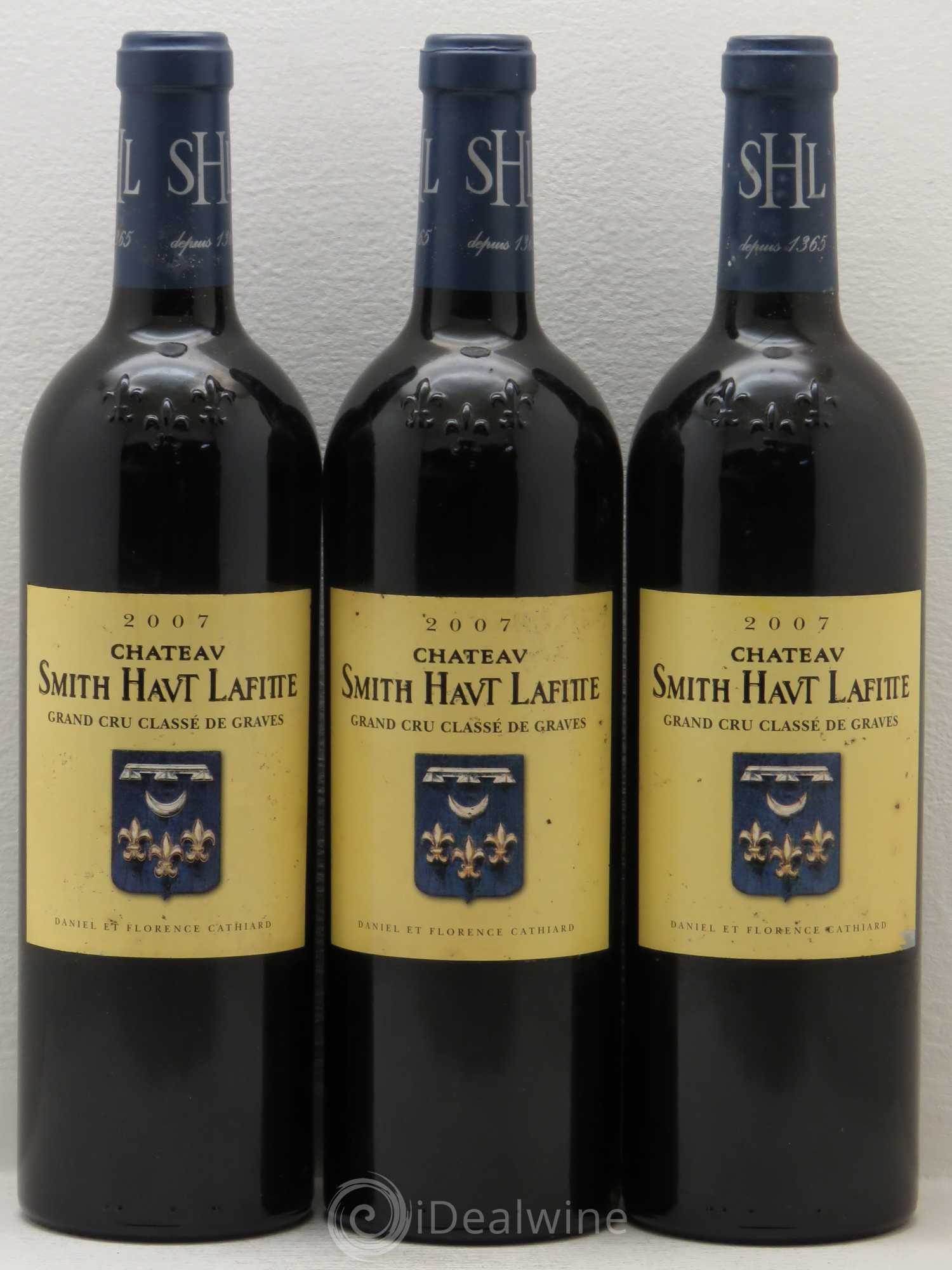 Château Smith Haut Lafitte Cru Classé de Graves 2007 - Lot de 3 bouteilles - 0