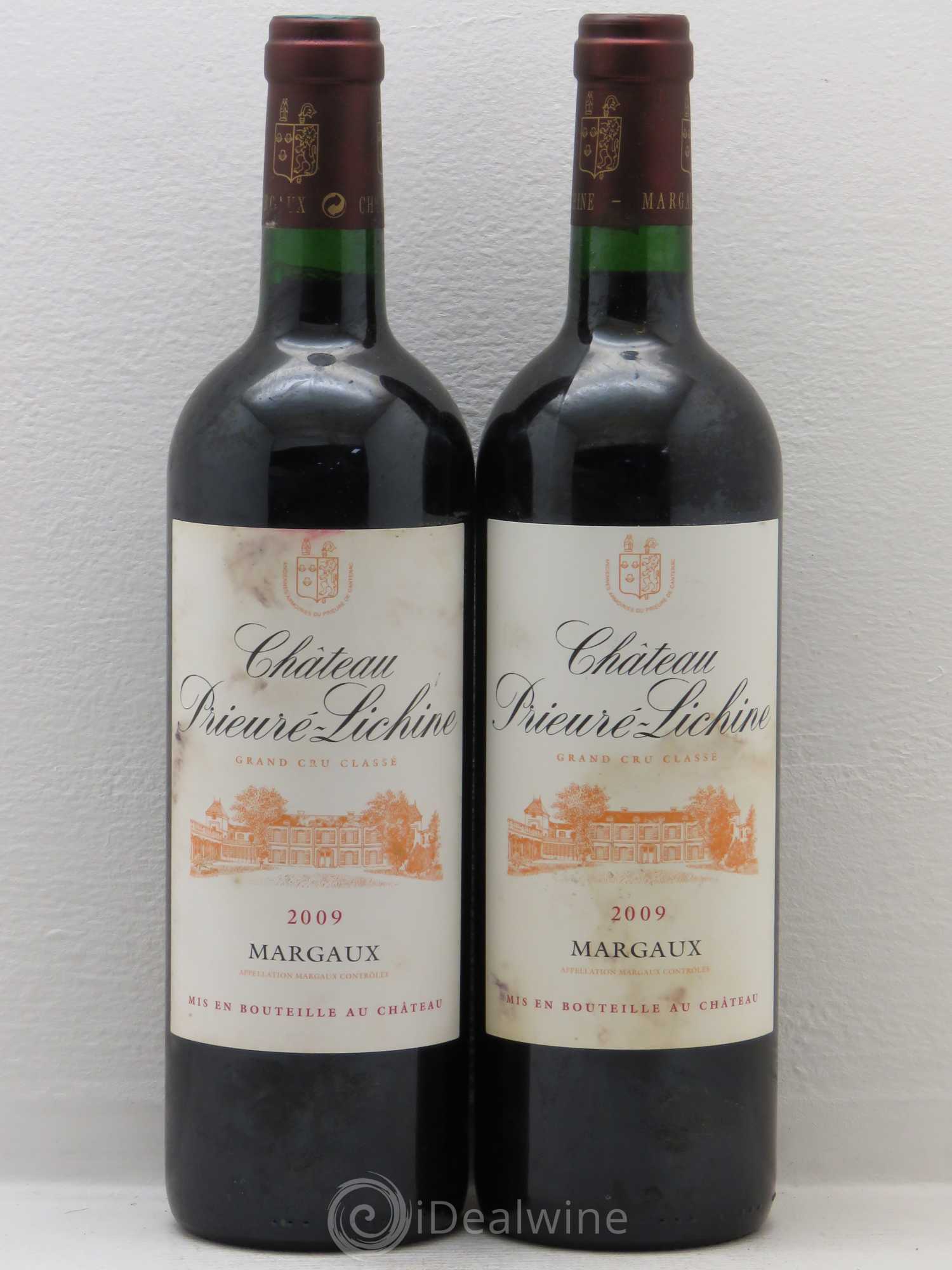 Château Prieuré Lichine 4ème Grand Cru Classé 2009 - Lot de 2 bouteilles - 0