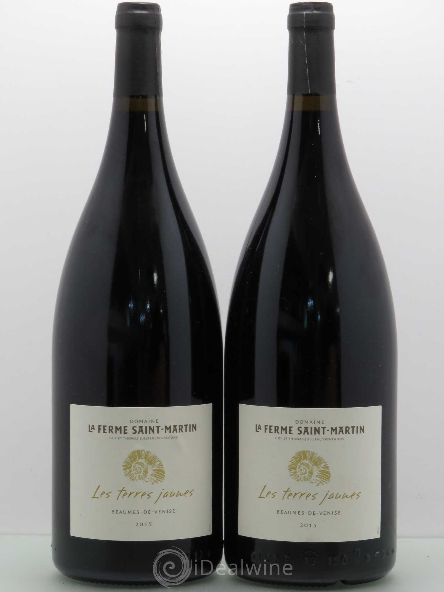 Beaumes-de-Venise Les Terres Jaunes La Ferme Saint-Martin (Domaine) 2015 - Lot de 2 magnums - 0