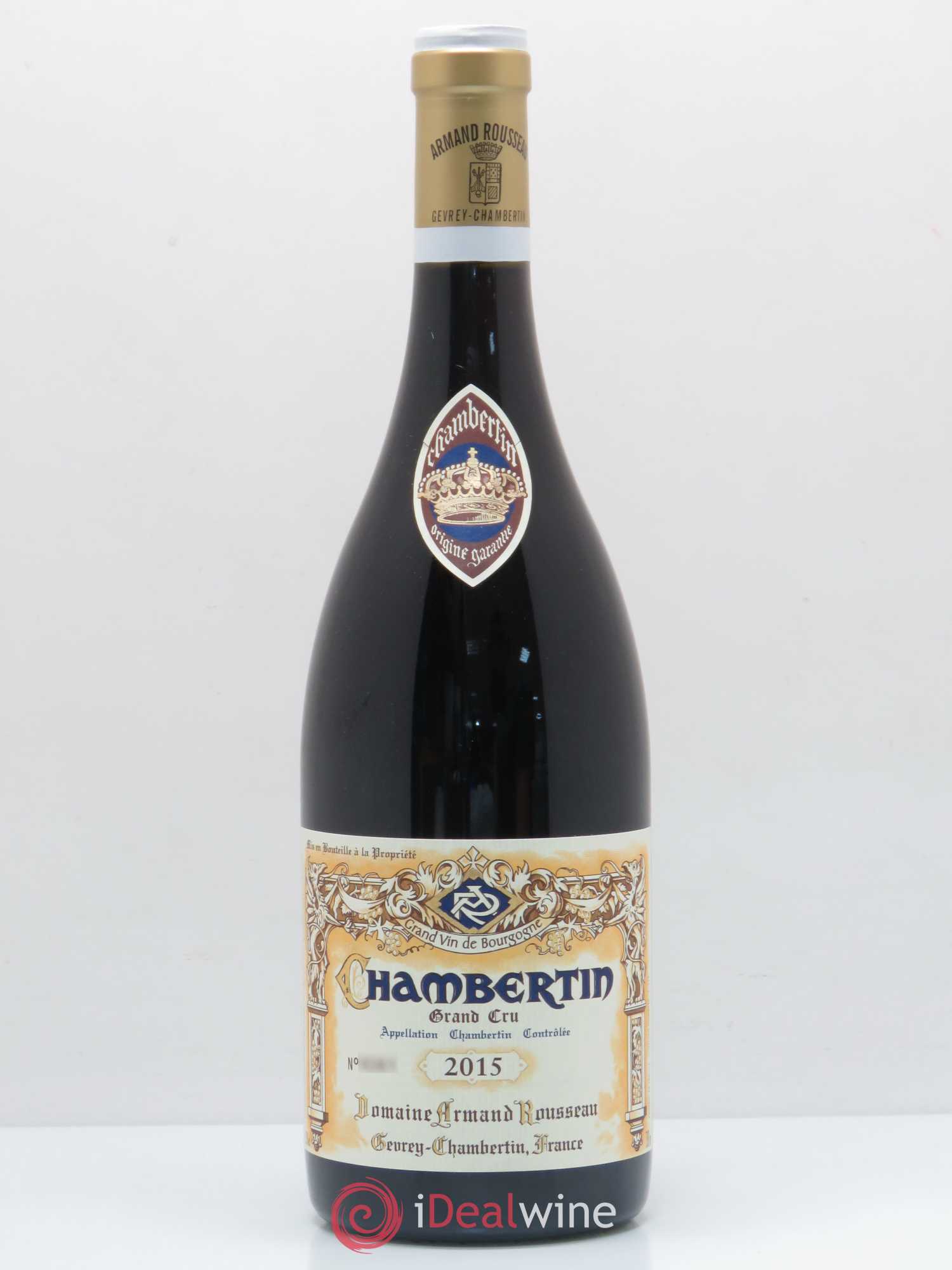 Chambertin Grand Cru Armand Rousseau (Domaine) 2015 - Lot de 1 bouteille - 0