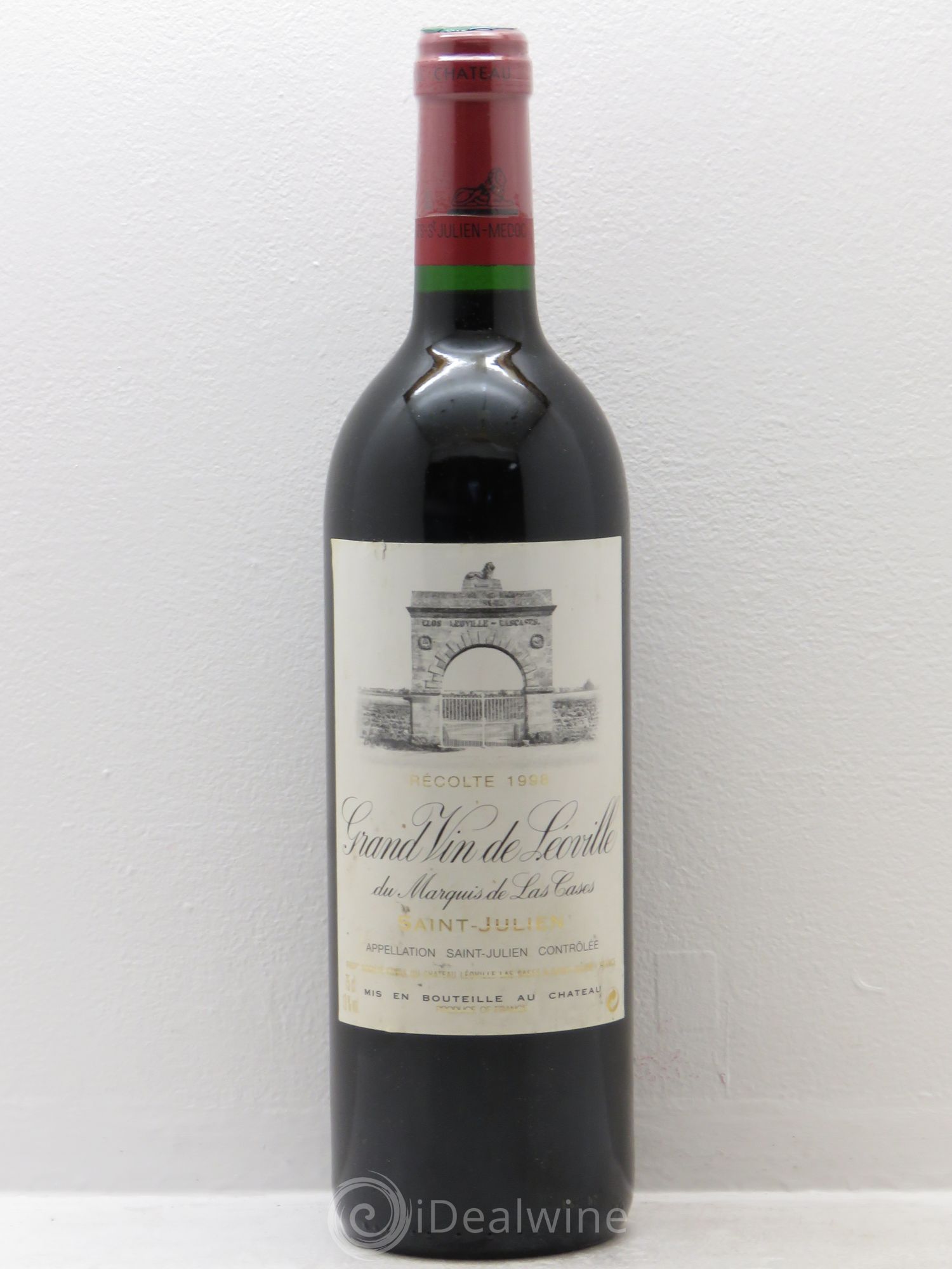 Château Léoville Las Cases 2ème Grand Cru Classé 1998 - Lot de 1 bouteille - 0