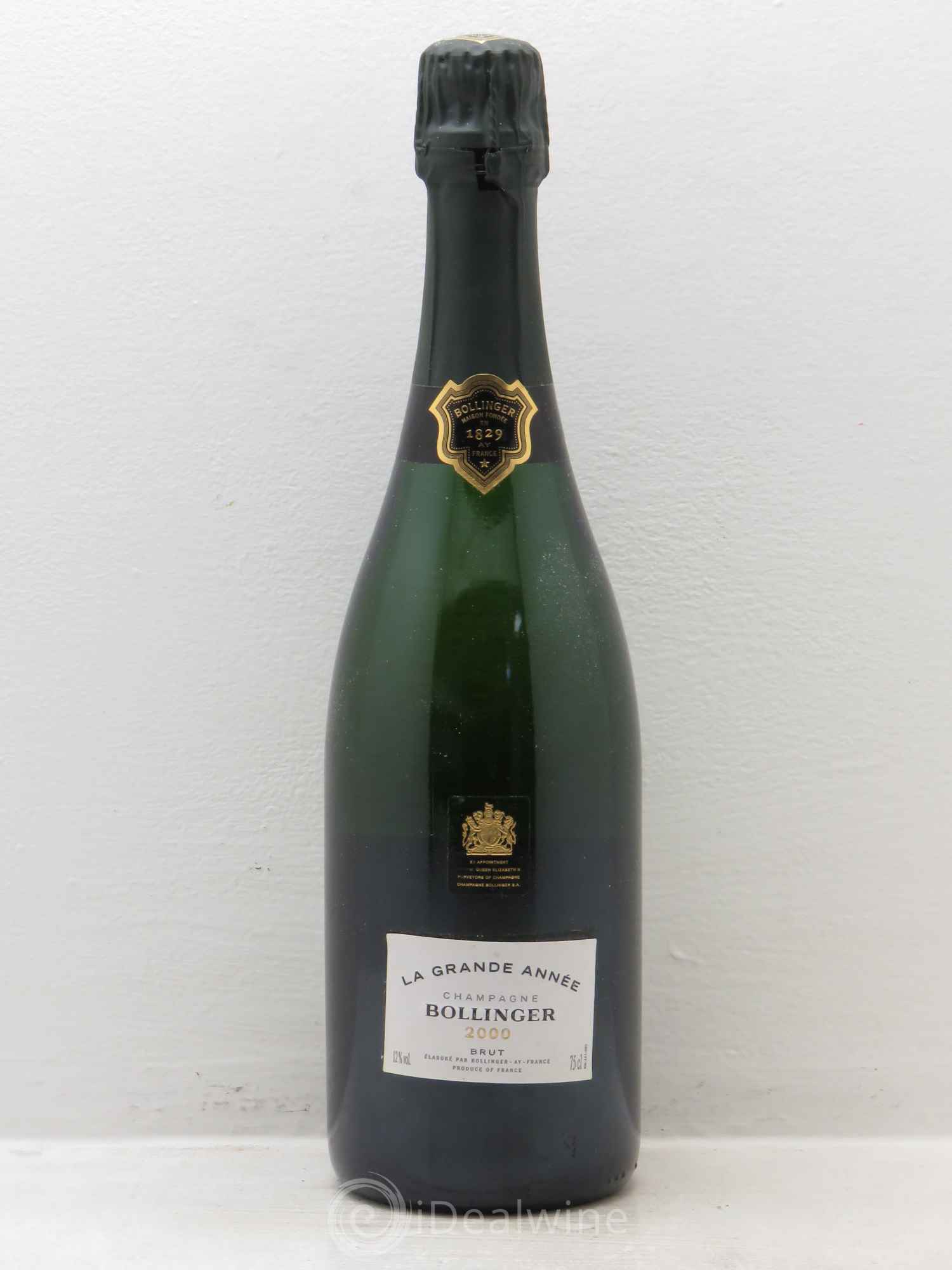 La Grande Année Brut Bollinger 2000 - Lot de 1 bouteille - 0