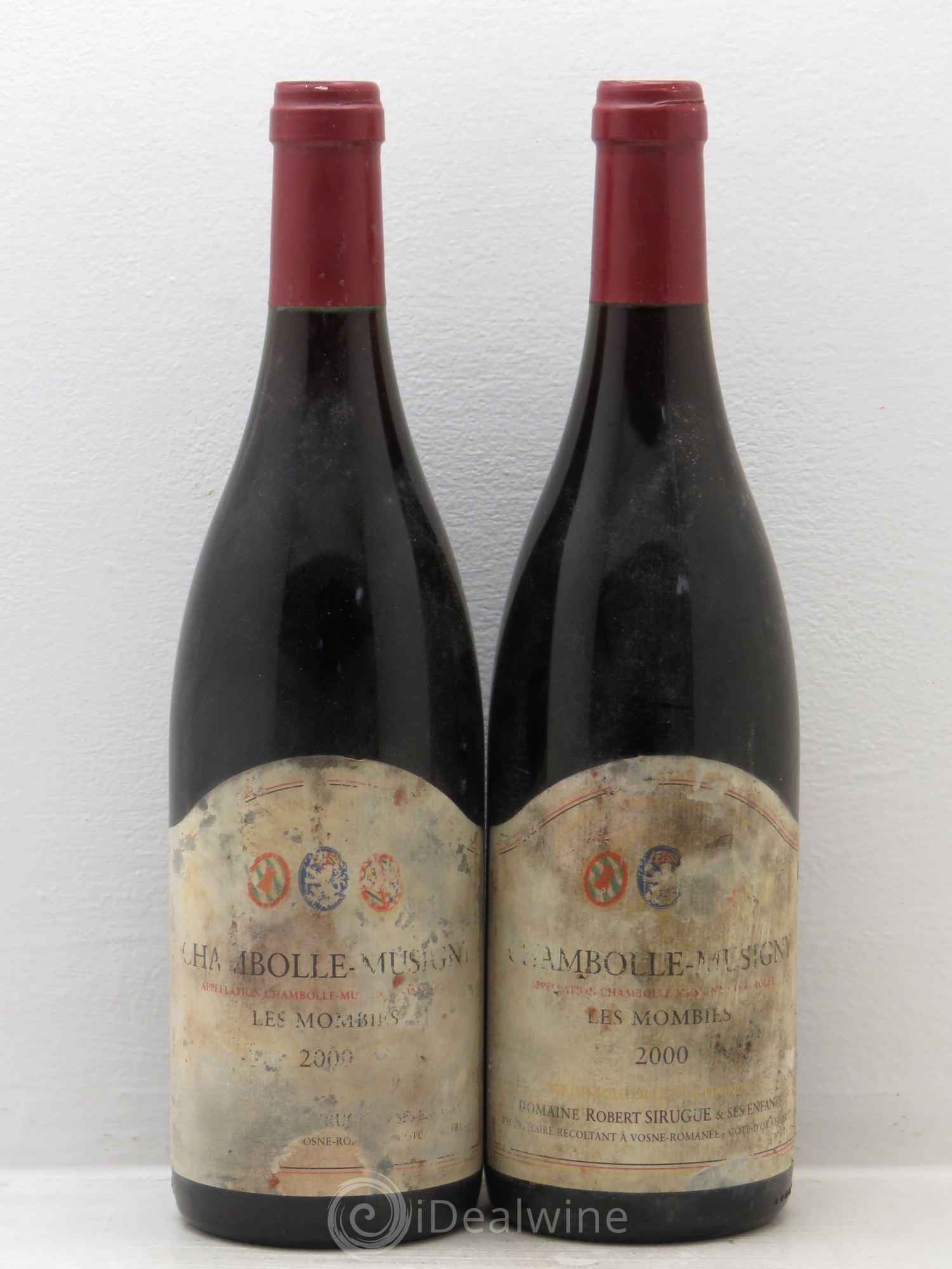 Chambolle-Musigny les mombies domaine sirugue 2000 - Posten von 2 Flaschen - 0
