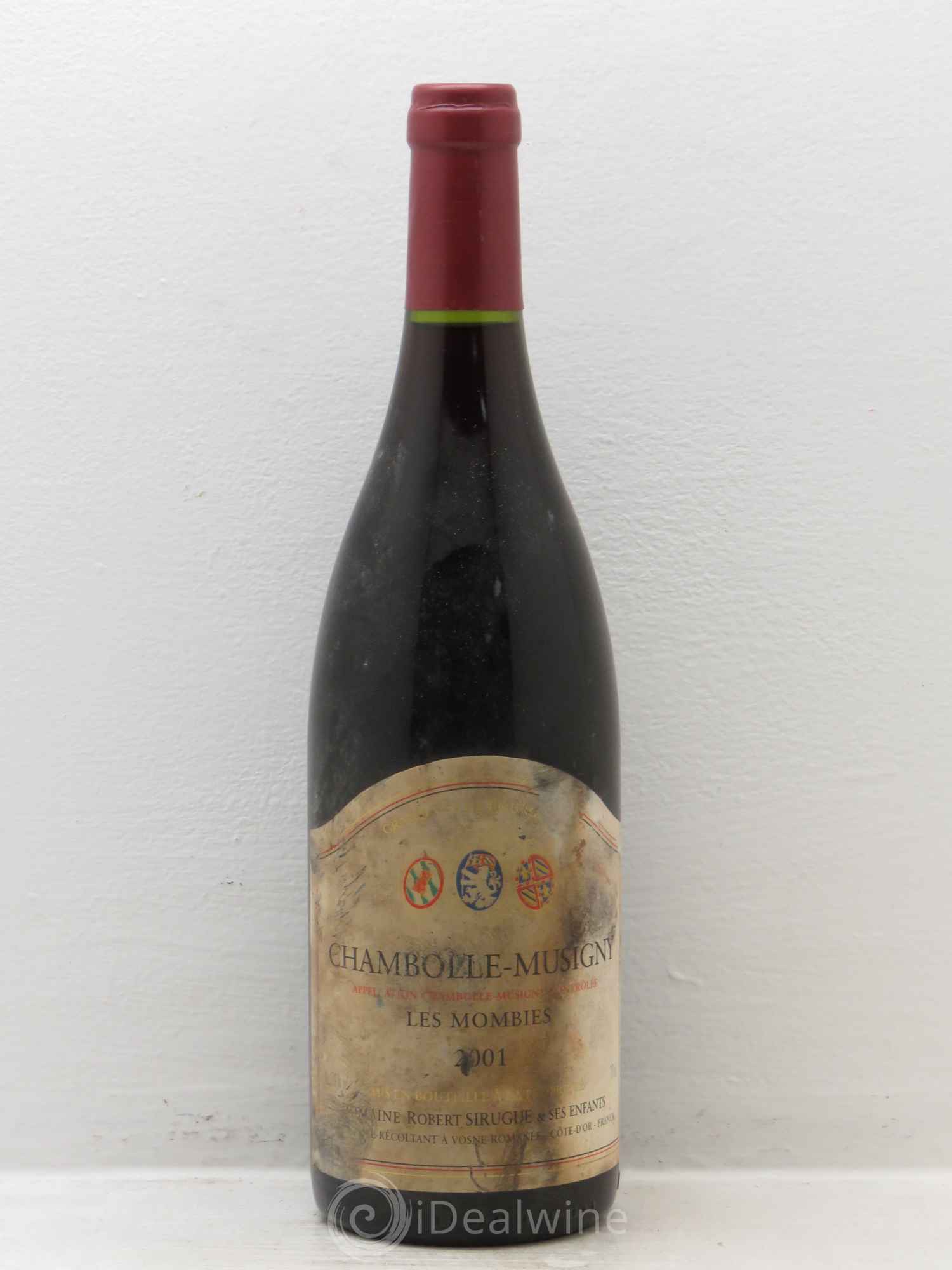 Chambolle-Musigny les mombies domaine sirugue 2001 - Posten von 1 Flasche - 0